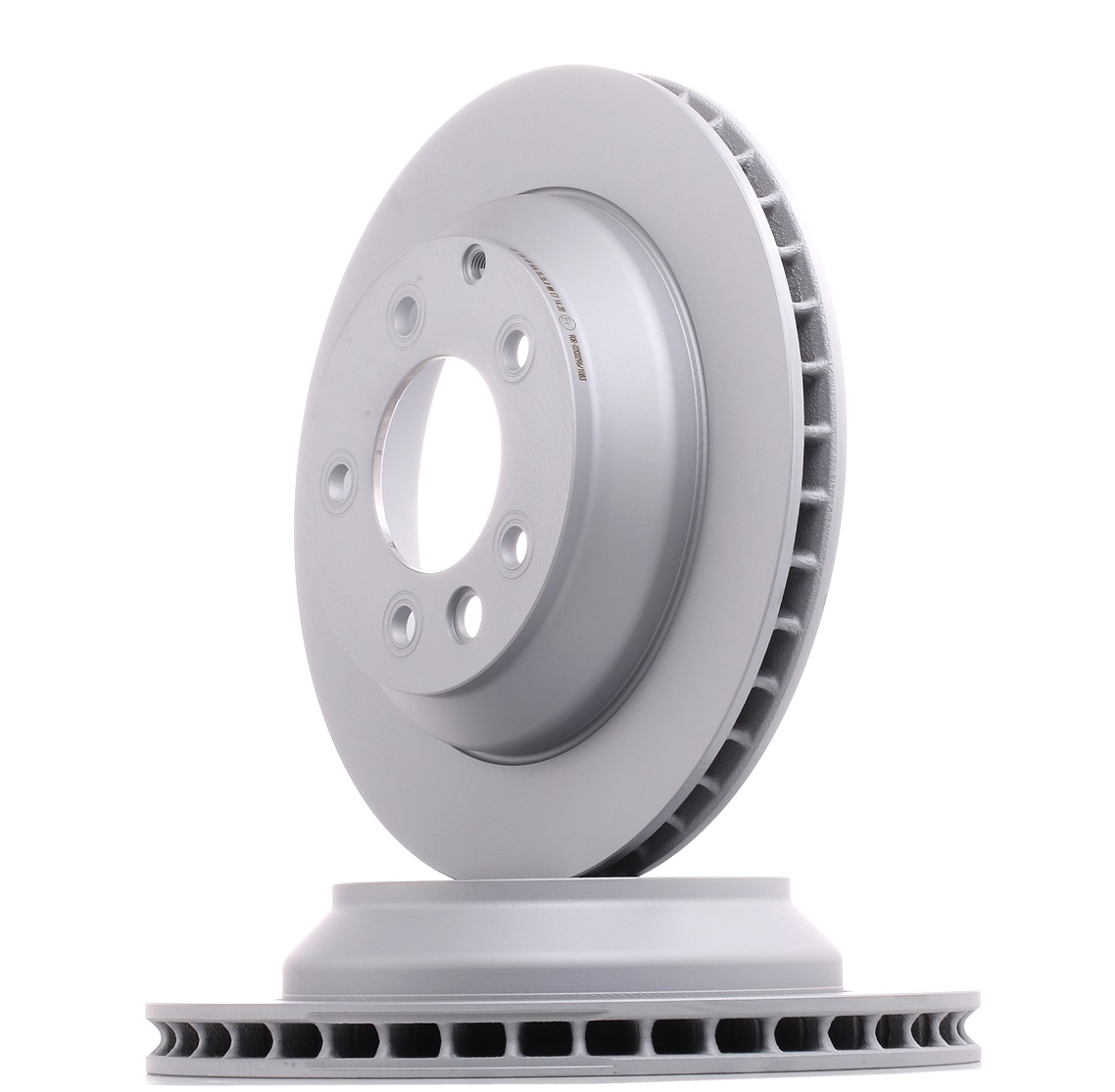 ATE 24.0128-0149.1 Brake disc Vented, Coated, High-carbon, with bolts/screws-image-957744