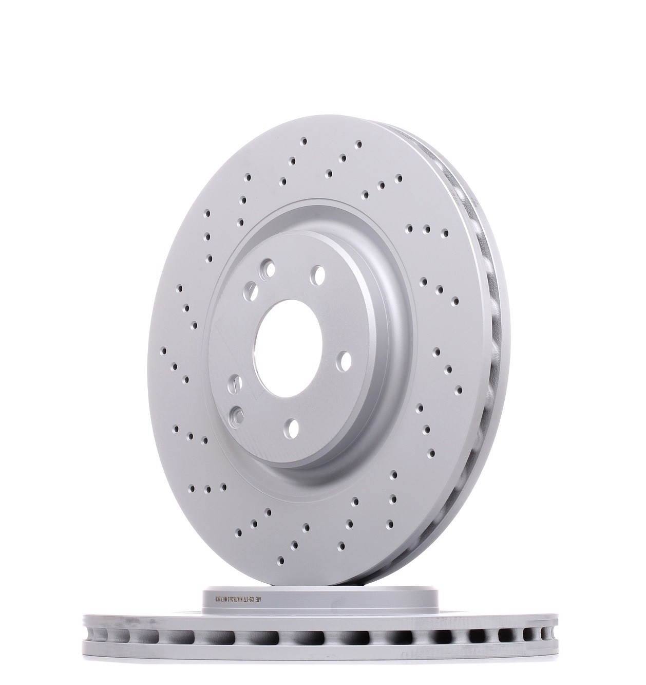 ATE 24.0128-0177.1 Brake disc perforated/vented, Coated, Alloyed/High-carbon-image-957764