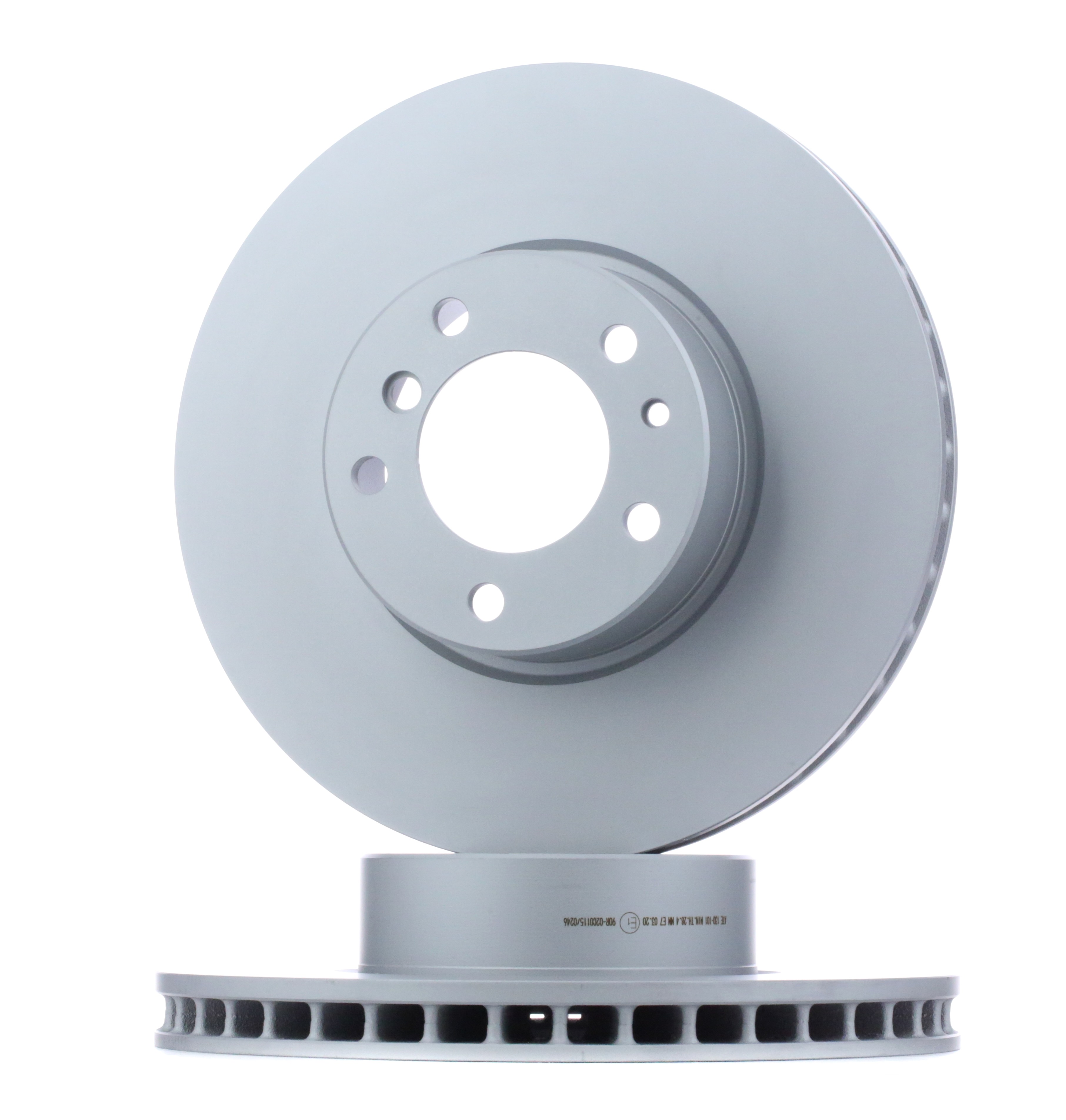 ATE 24.0130-0101.1 Brake disc Vented, Coated, High-carbon, with bolts/screws-image-957821