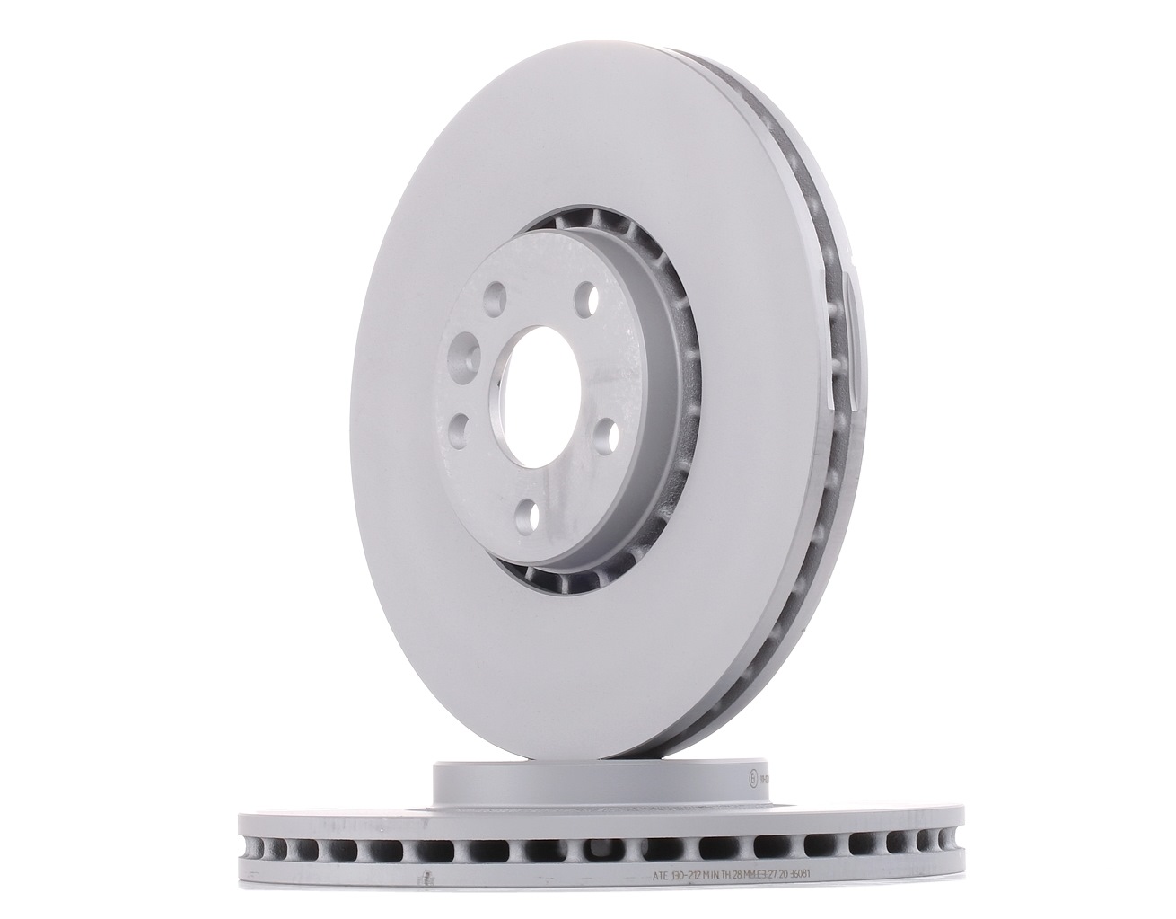 ATE 24.0130-0212.1 Brake disc Vented, Coated, High-carbon-image-957875