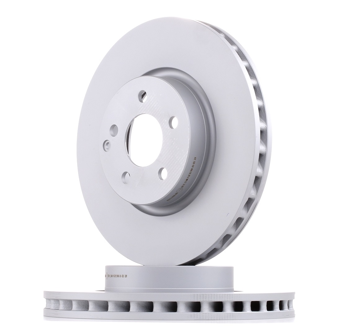 ATE 24.0132-0101.1 Brake disc Vented, Coated, Alloyed/High-carbon, with bolts/screws-image-957877