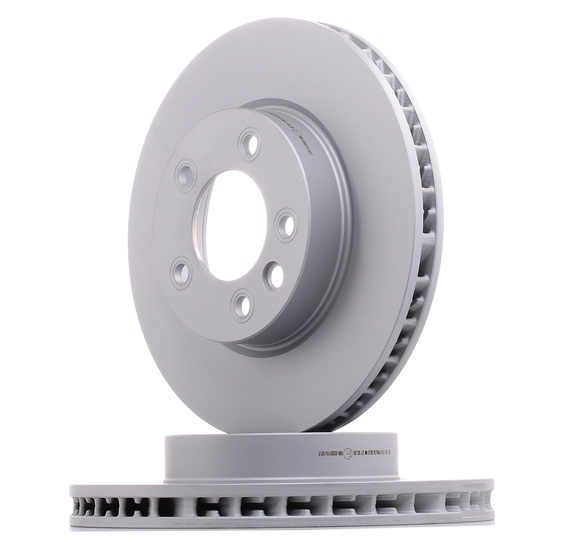 ATE 24.0132-0118.1 Brake disc Vented, Coated, Alloyed/High-carbon, with bolts/screws-image-957885