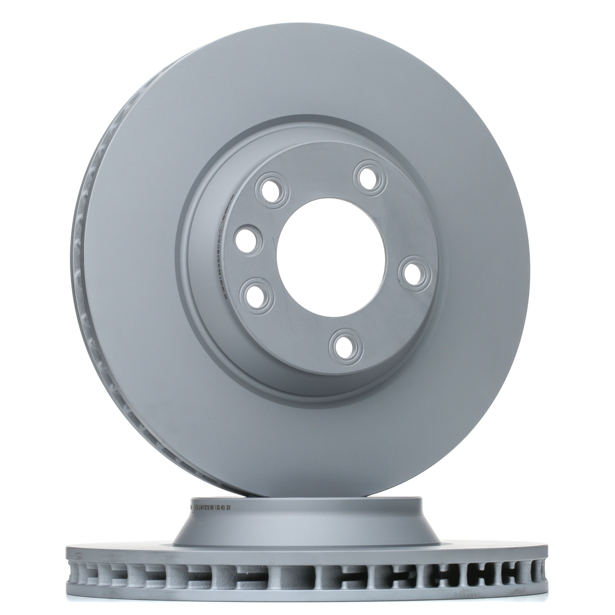 ATE 24.0134-0123.1 Brake disc Vented, Coated, Alloyed/High-carbon-image-957921