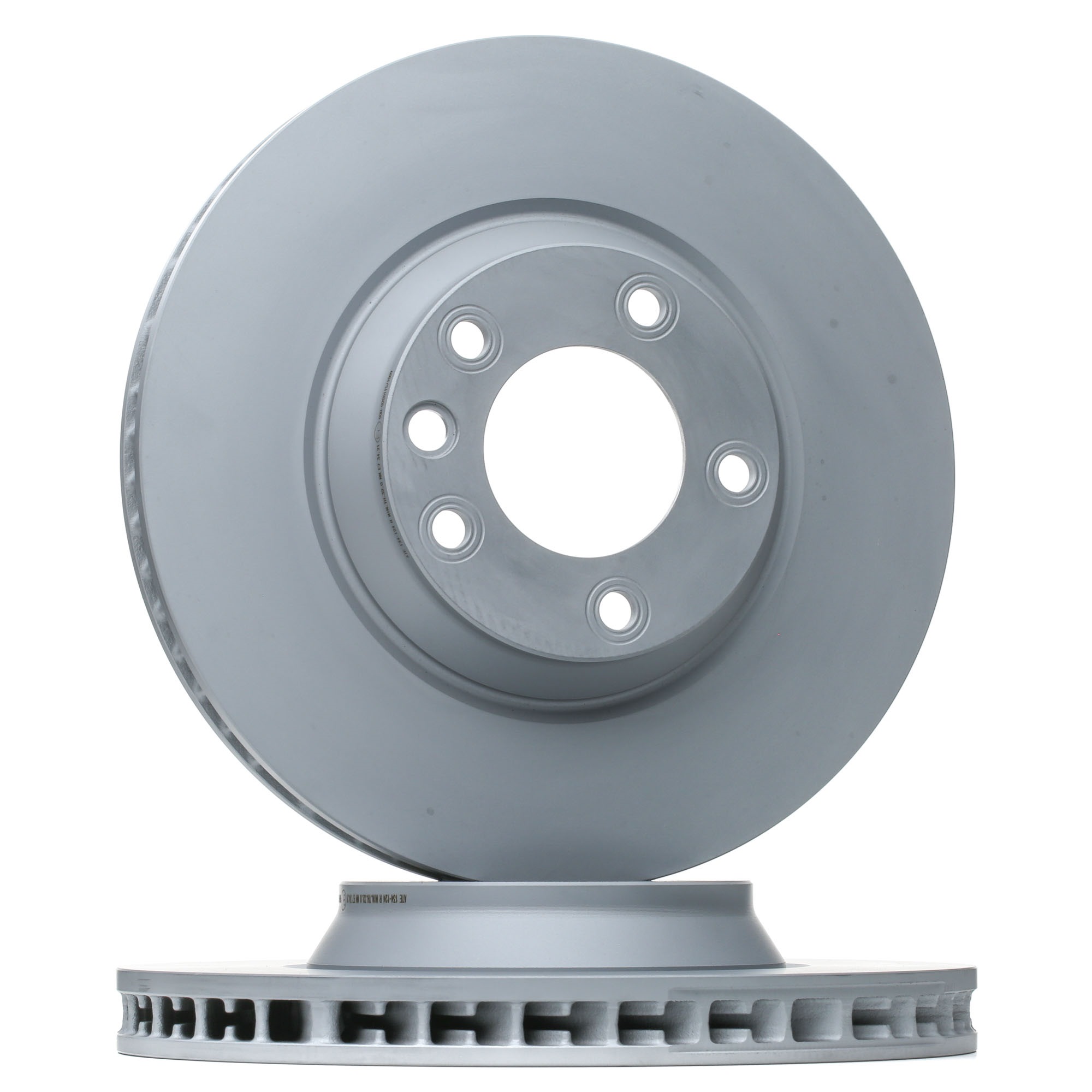 ATE 24.0134-0124.1 Brake disc Vented, Coated, Alloyed/High-carbon-image-957922