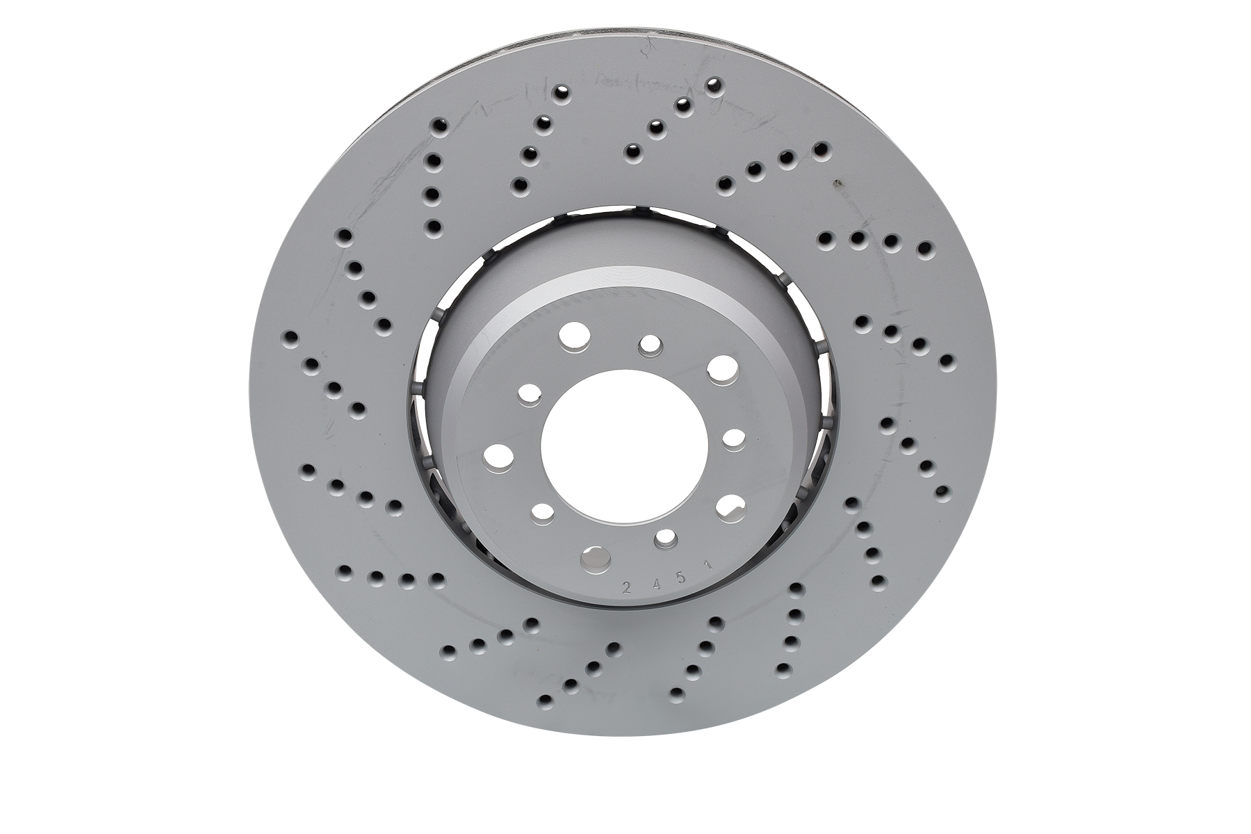 ATE 24.0136-0117.2 Brake disc perforated/vented, Coated, High-carbon, with bolts/screws-image-957935