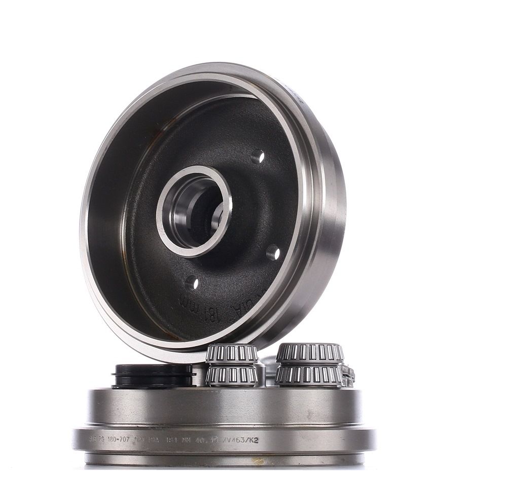 ATE 24.0218-0707.2 Brake Drum with wheel bearing-image-957976