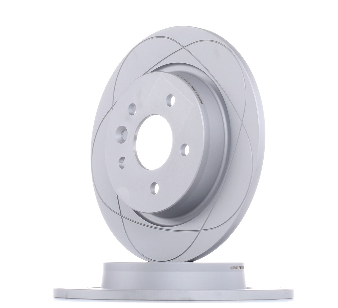 ATE 24.0311-0158.1 Brake disc solid, Coated, with bolts/screws-image-958162