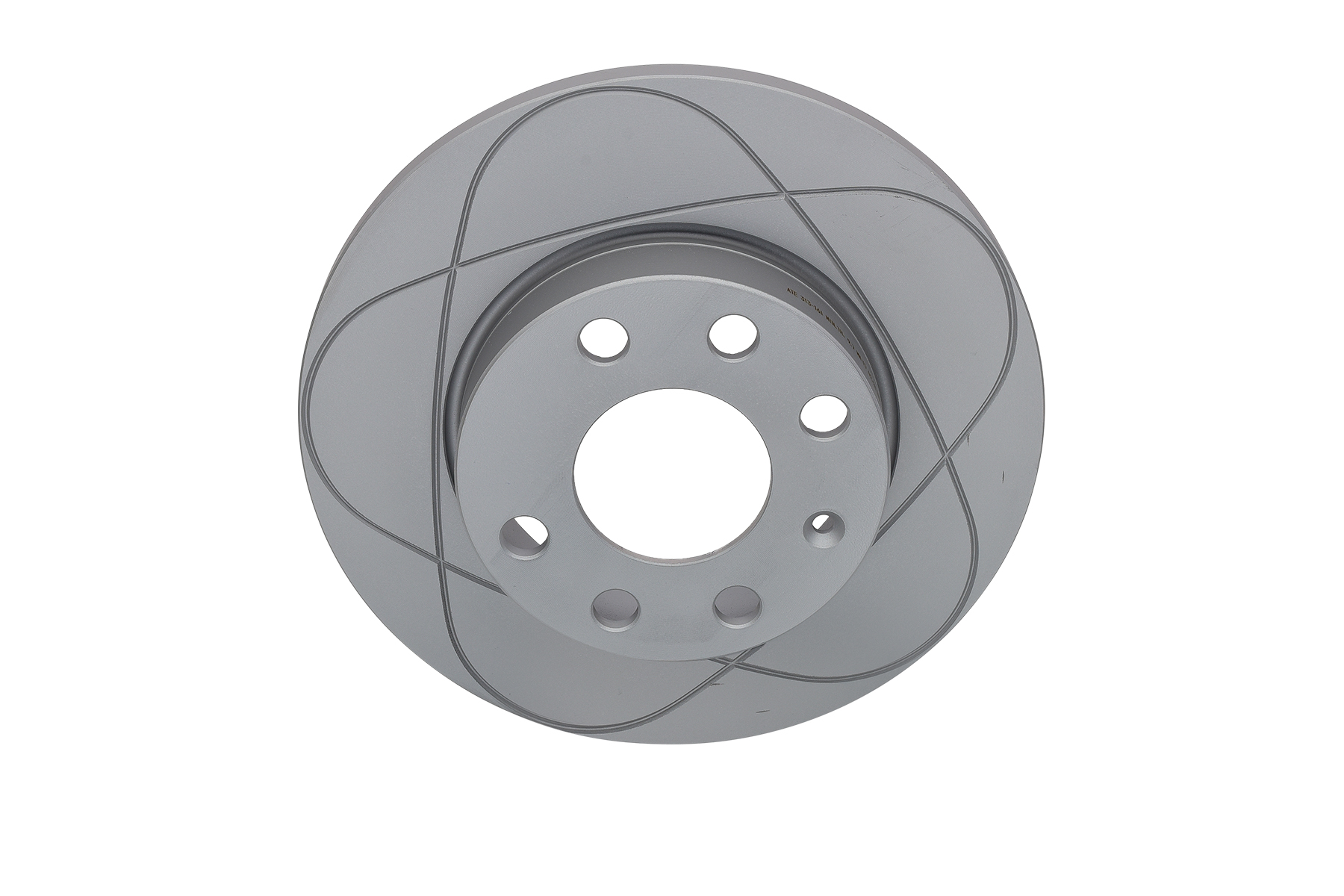 ATE 24.0313-0161.1 Brake disc solid, Coated, with bolts/screws-image-958174