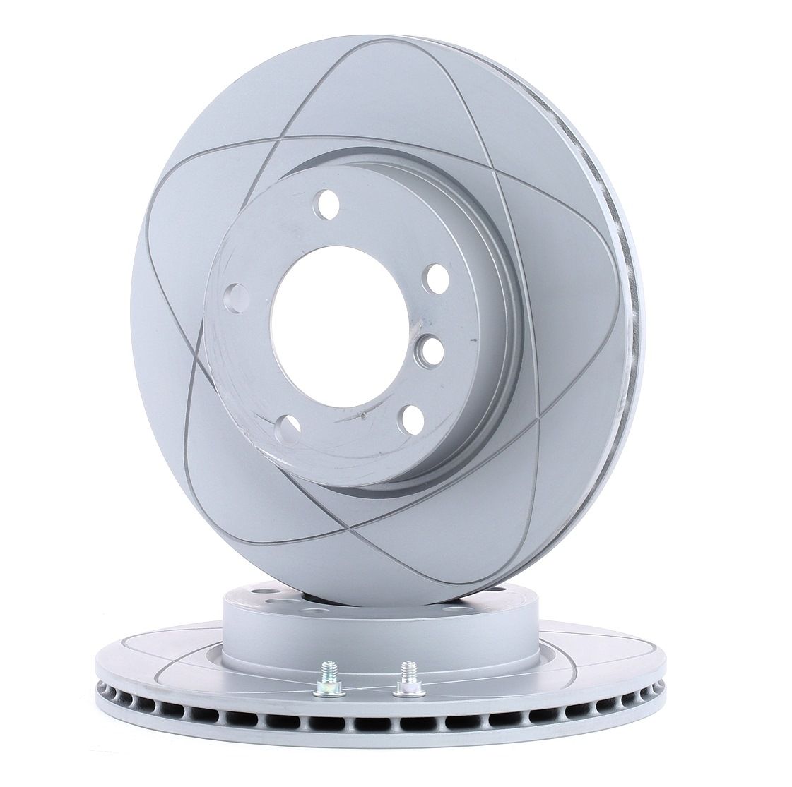 ATE 24.0322-0115.1 Brake disc Vented, Coated, High-carbon, with bolts/screws-image-958195