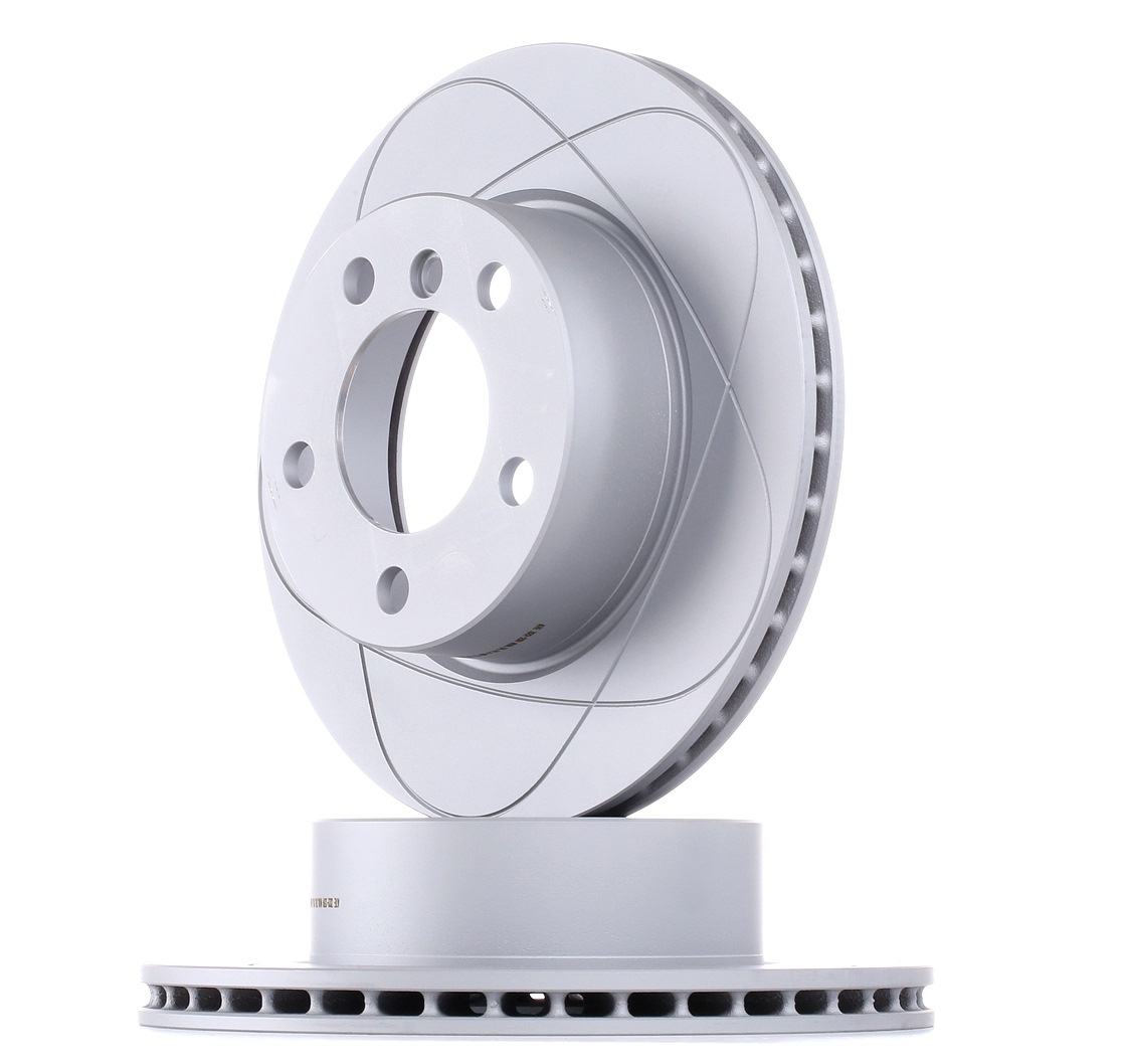 ATE 24.0322-0239.1 Brake disc Vented, Coated, High-carbon, with bolts/screws-image-958213