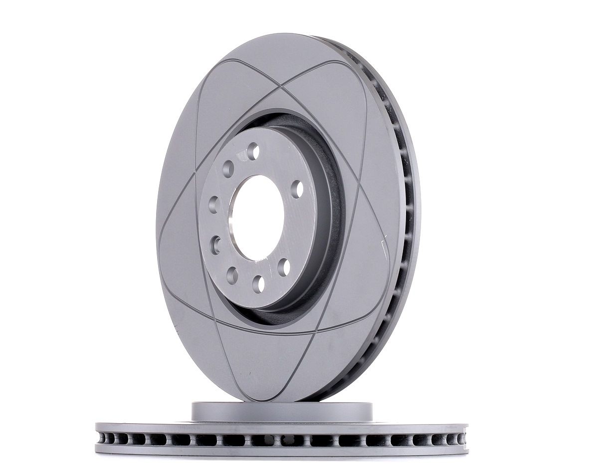 ATE 24.0325-0142.1 Brake disc Vented, Coated, Alloyed/High-carbon, with bolts/screws-image-958237