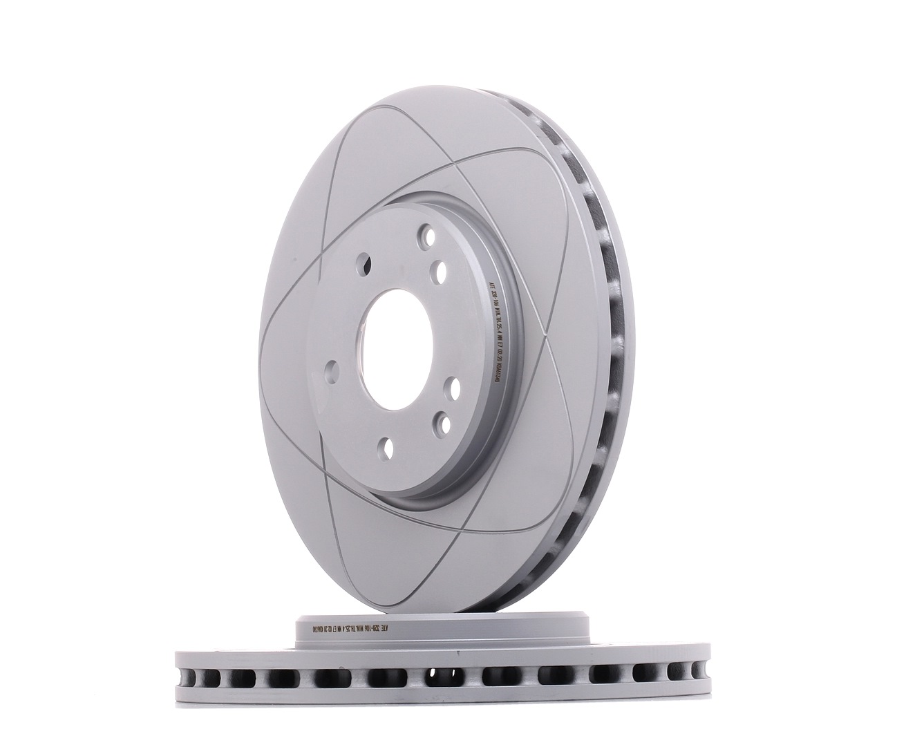 ATE 24.0328-0106.1 Brake disc Vented, Coated, Alloyed/High-carbon, with bolts/screws-image-958249