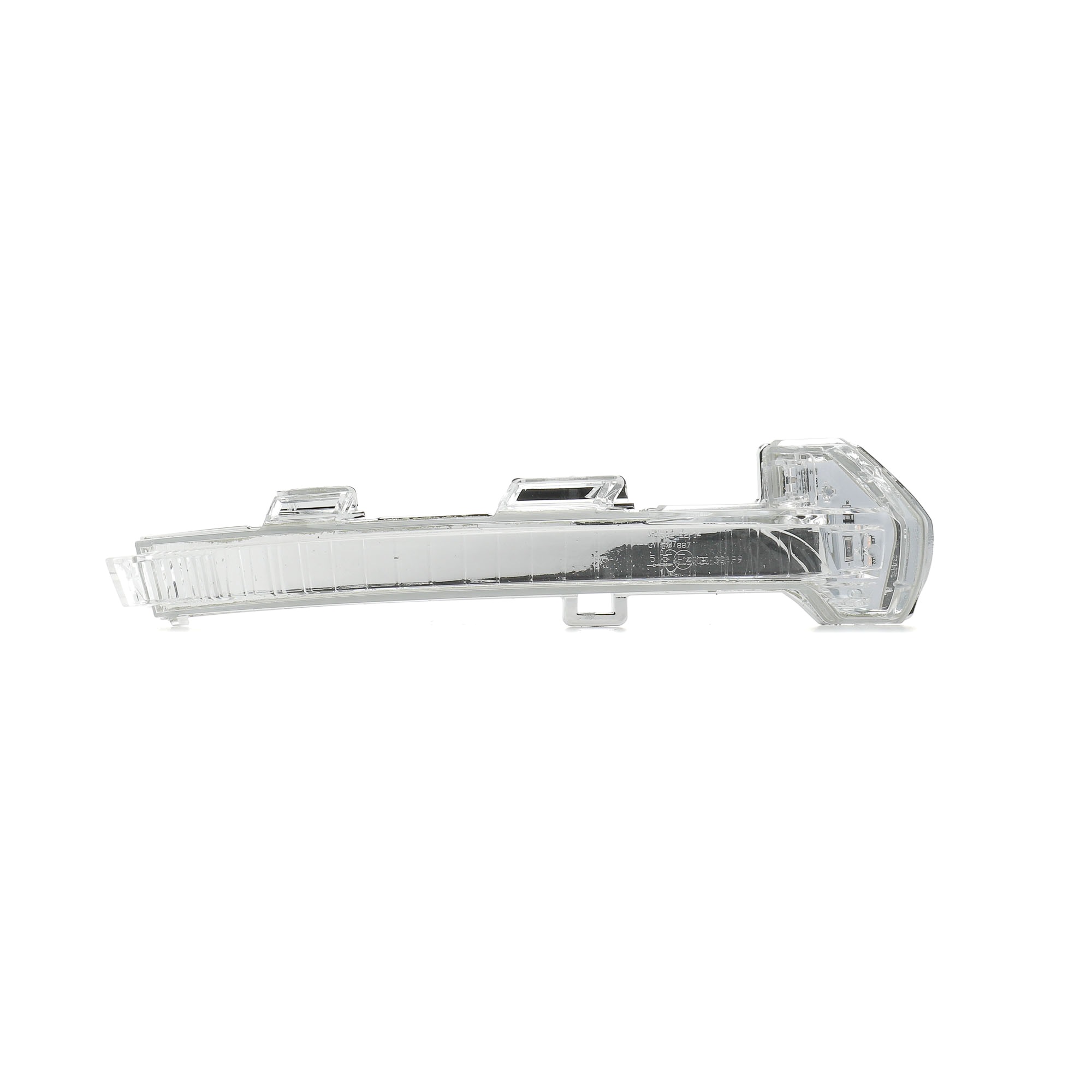 Side view of TYC 337-0249-3 Turn Signal Right Exterior Mirror, with LED