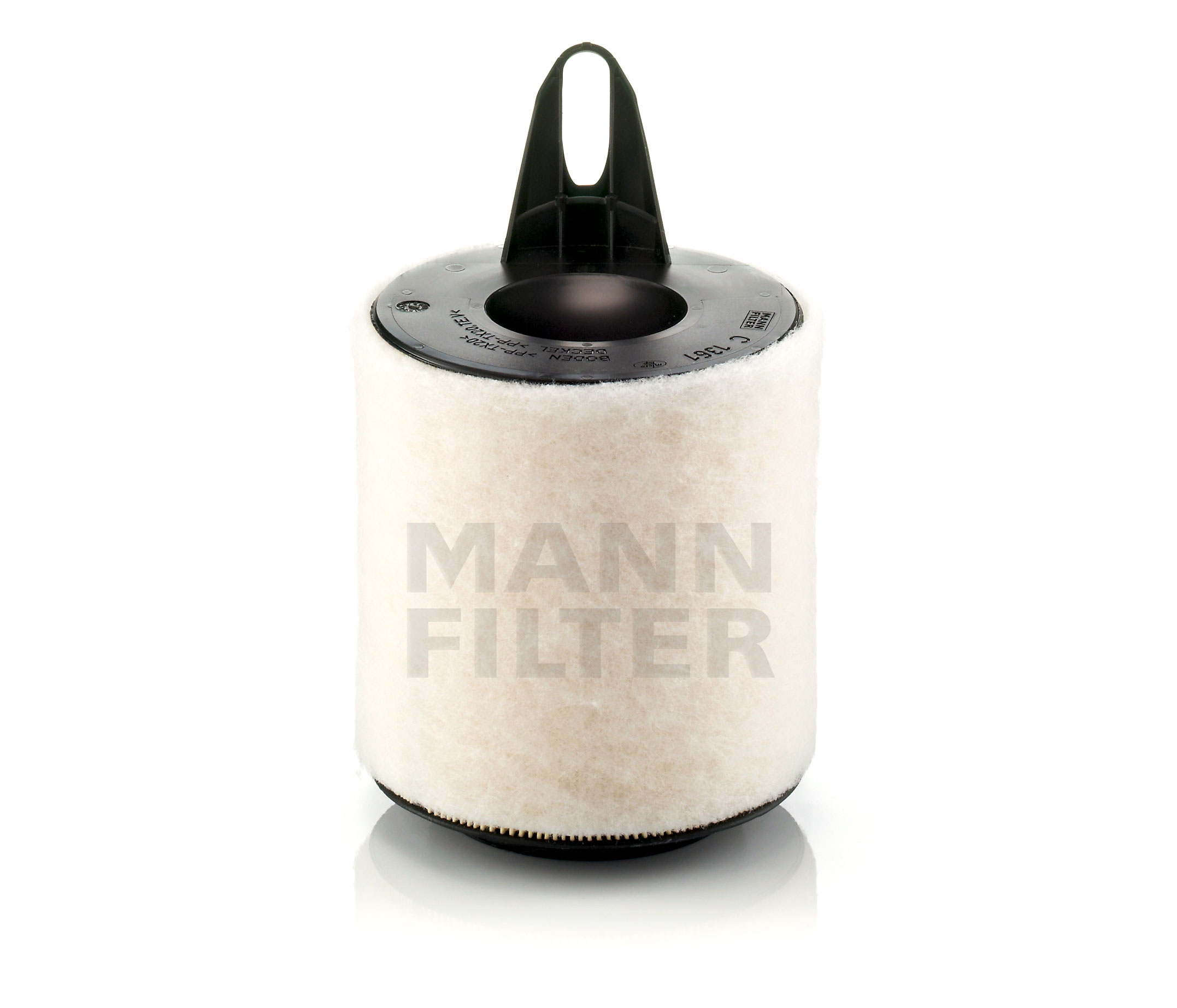 Side view of MANN-FILTER C 1361 Air filter Filter Insert