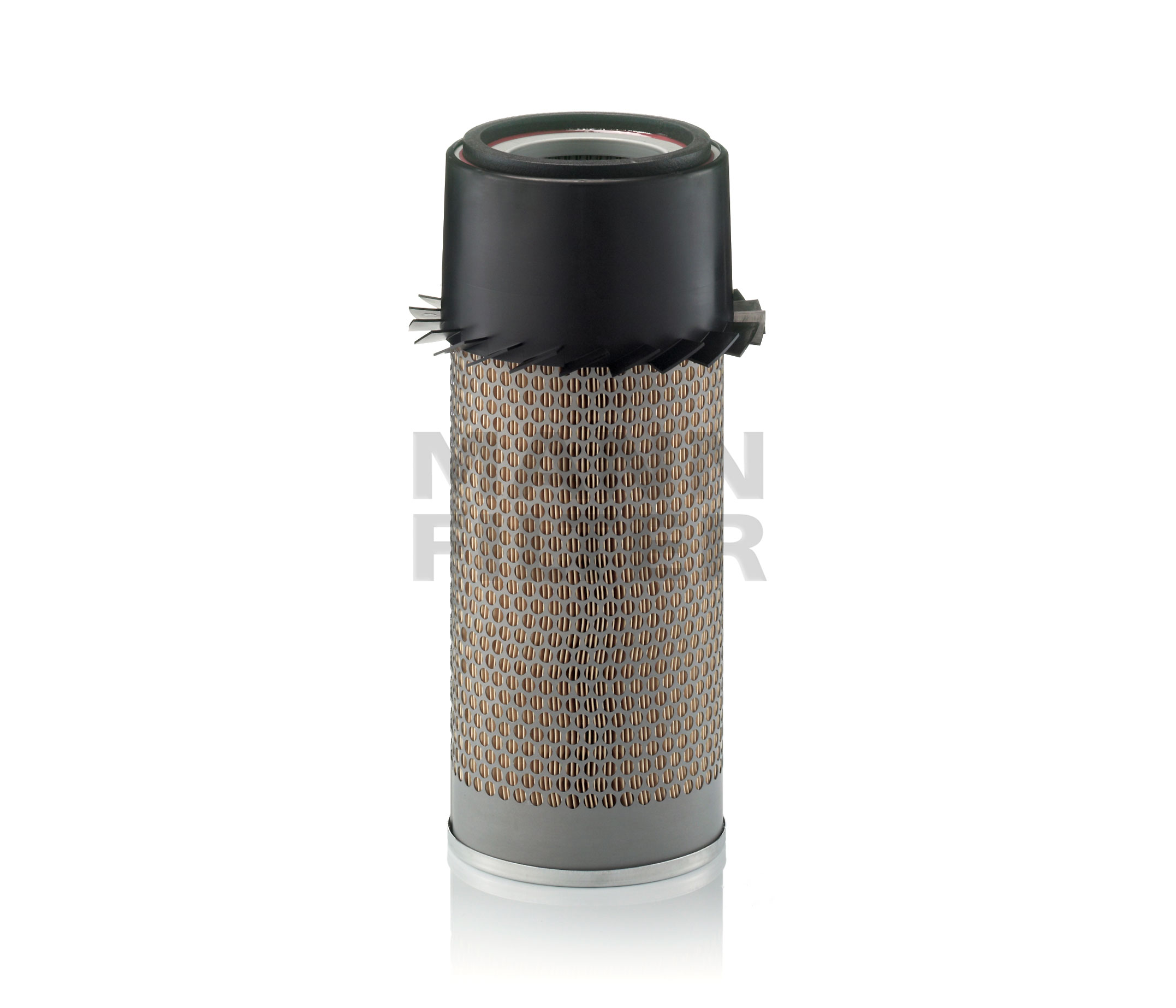 Side view of MANN-FILTER C 16 302 Air filter Filter Insert, with gasket/seal