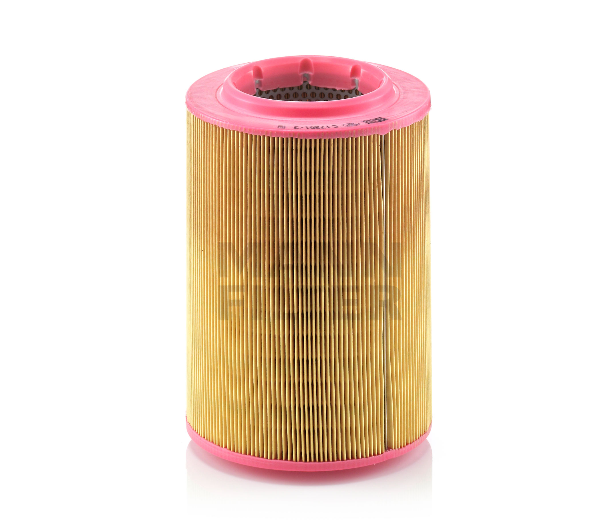 Side view of MANN-FILTER C 17 201/3 Air filter Filter Insert