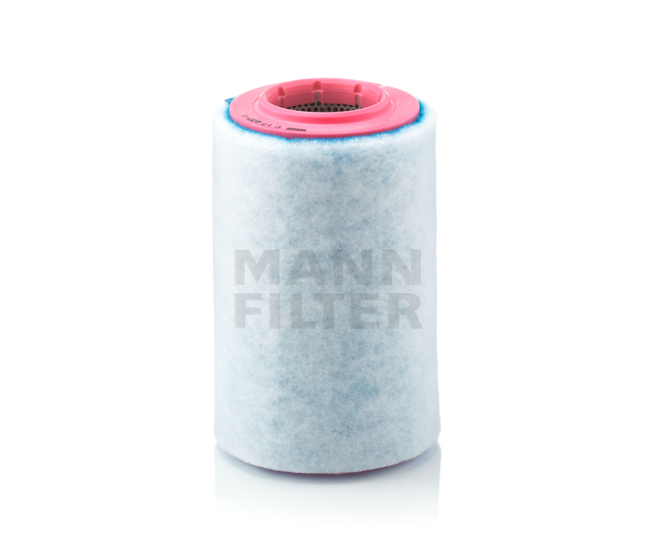 Side view of MANN-FILTER C 17 237/1 Air filter Filter Insert, for dusty operating conditions