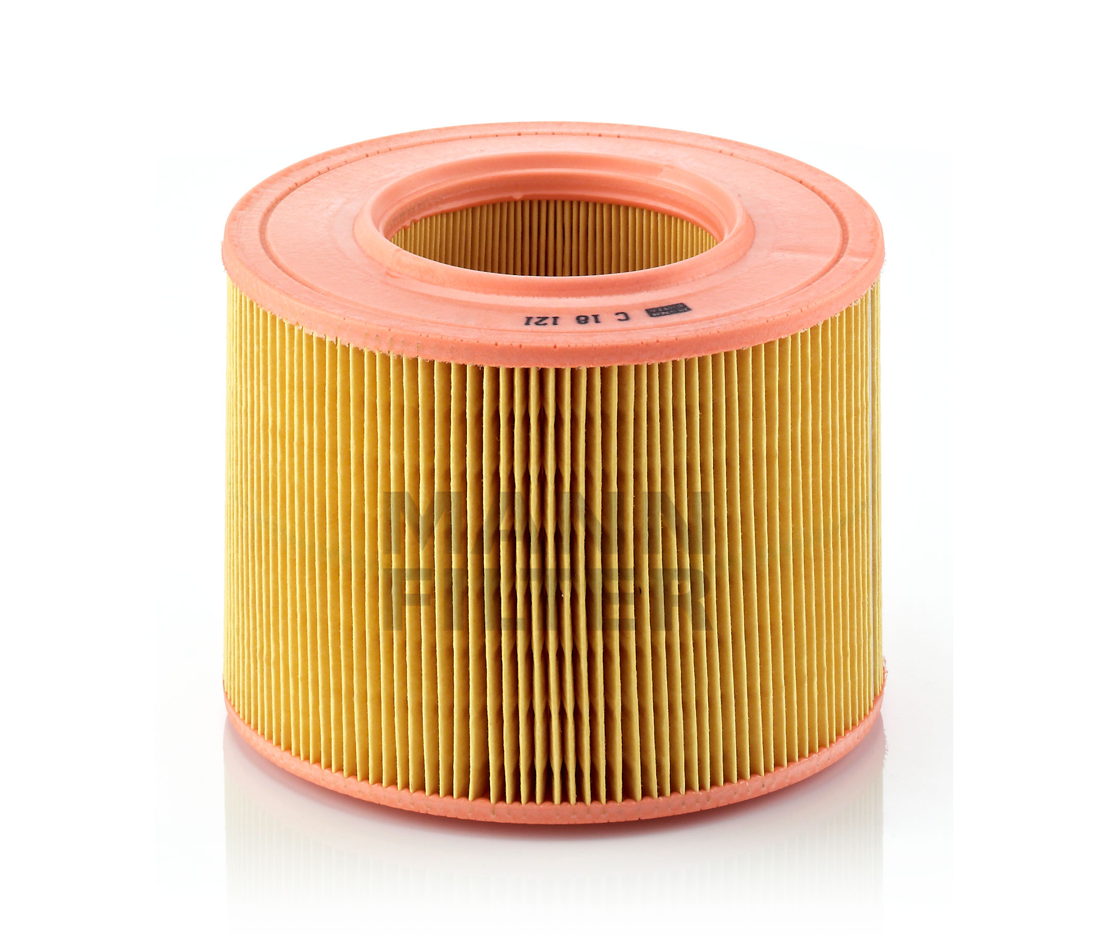 Side view of MANN-FILTER C 18 121 Air filter Filter Insert