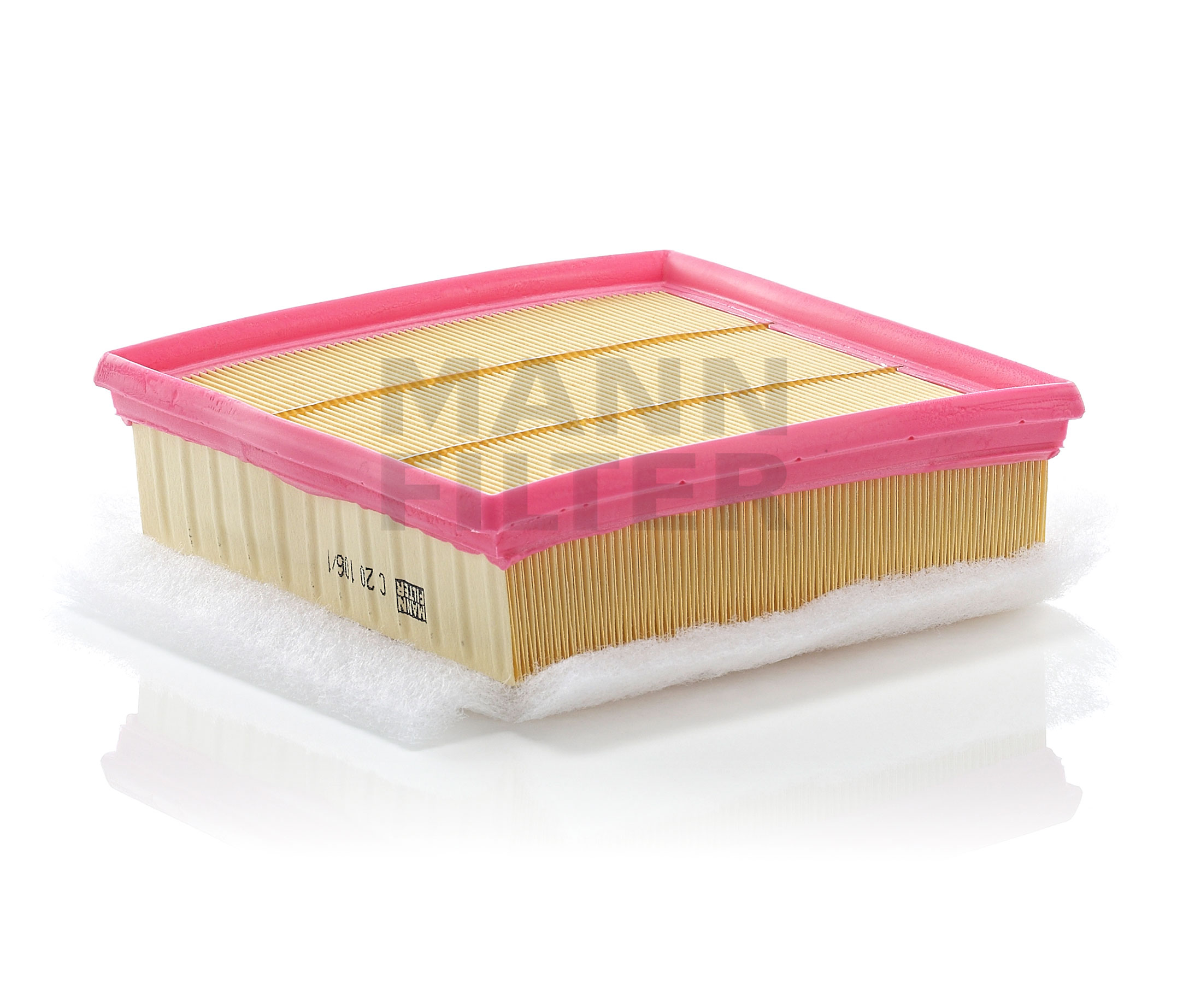 Side view of MANN-FILTER C 20 106/1 Air filter Filter Insert