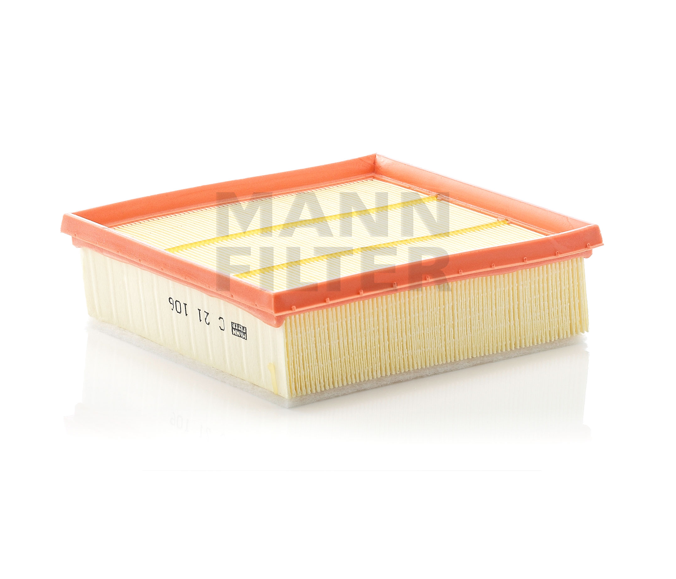 Side view of MANN-FILTER C 21 106 Air filter Filter Insert