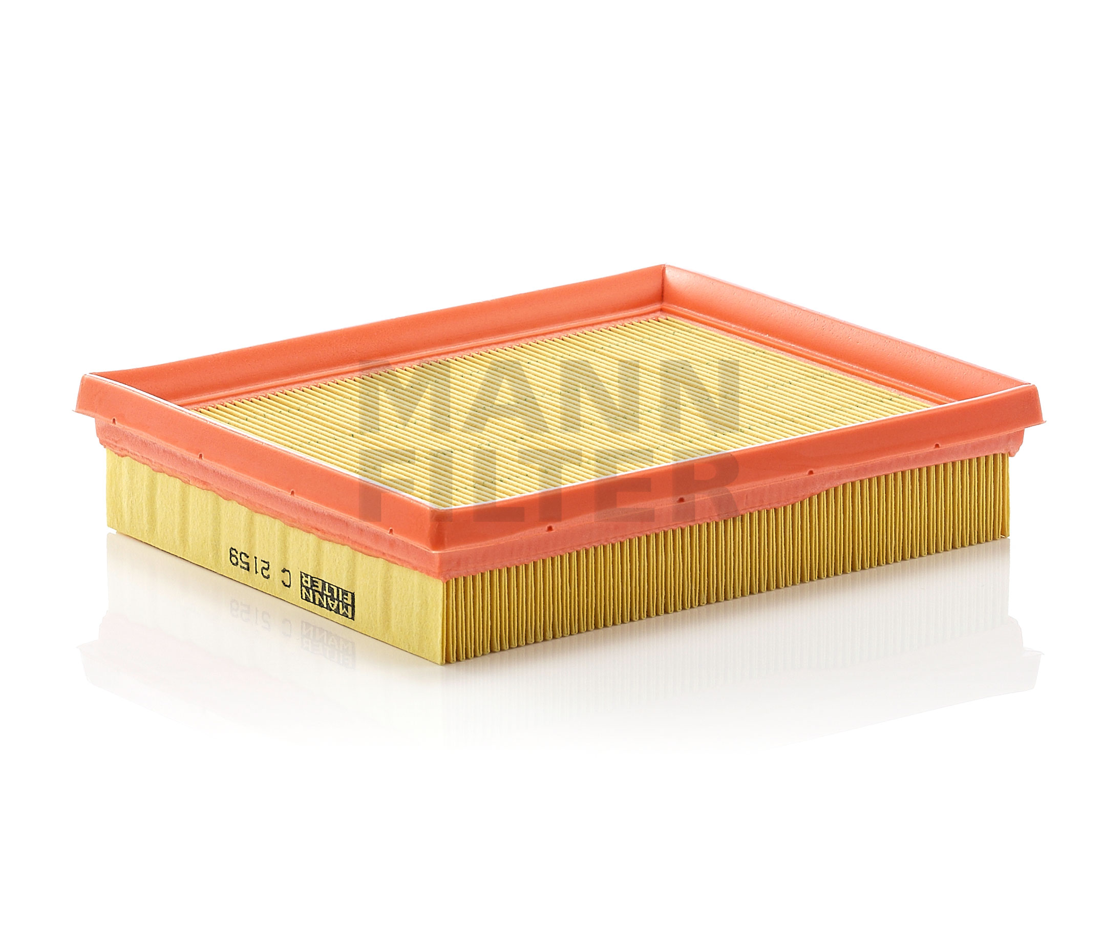 Side view of MANN-FILTER C 2159 Air filter Filter Insert