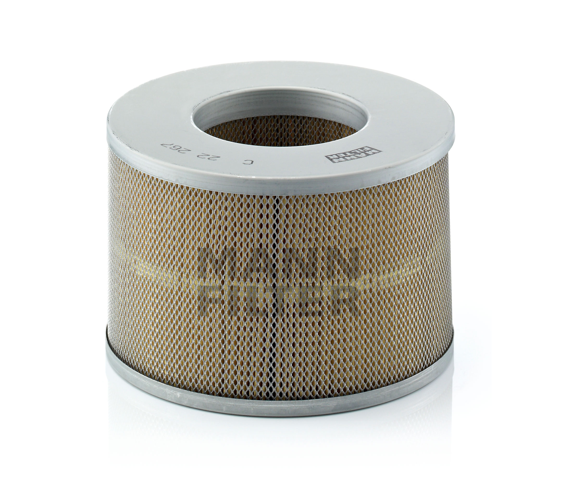 Side view of MANN-FILTER C 22 267 Air filter Filter Insert