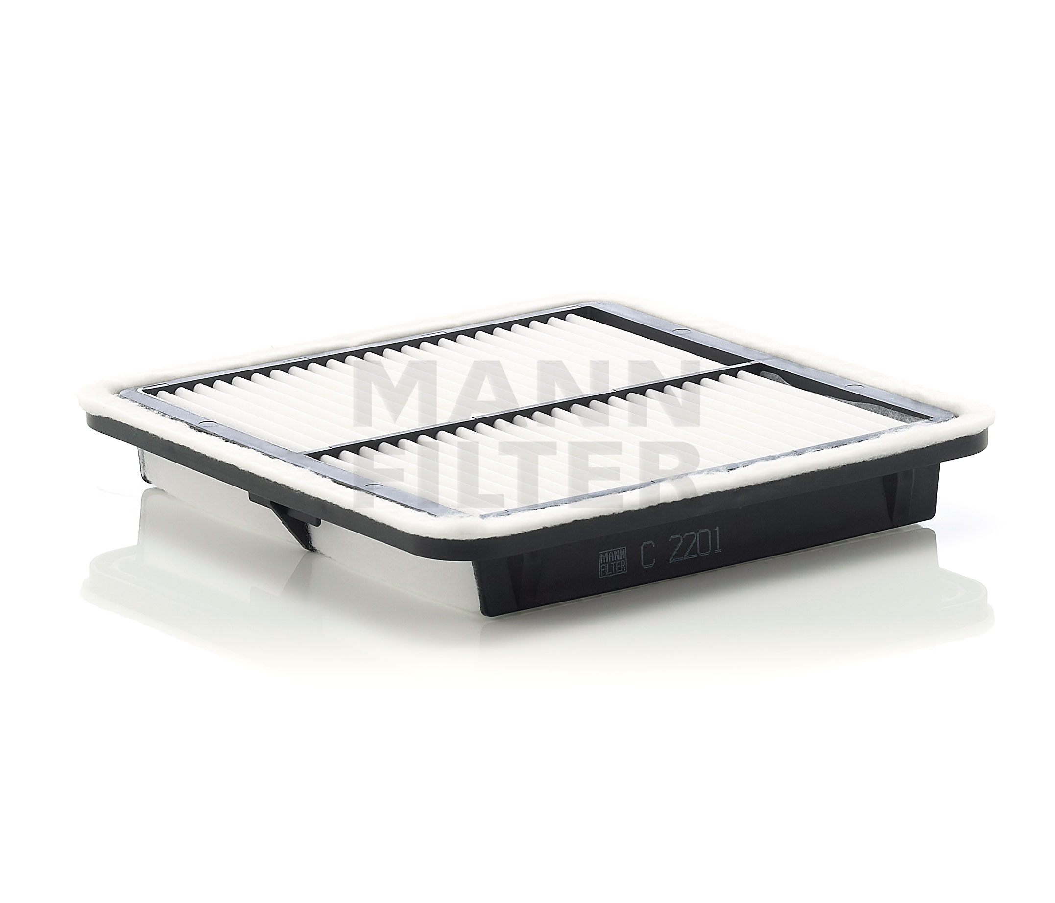 Side view of MANN-FILTER C 2201 Air filter Filter Insert