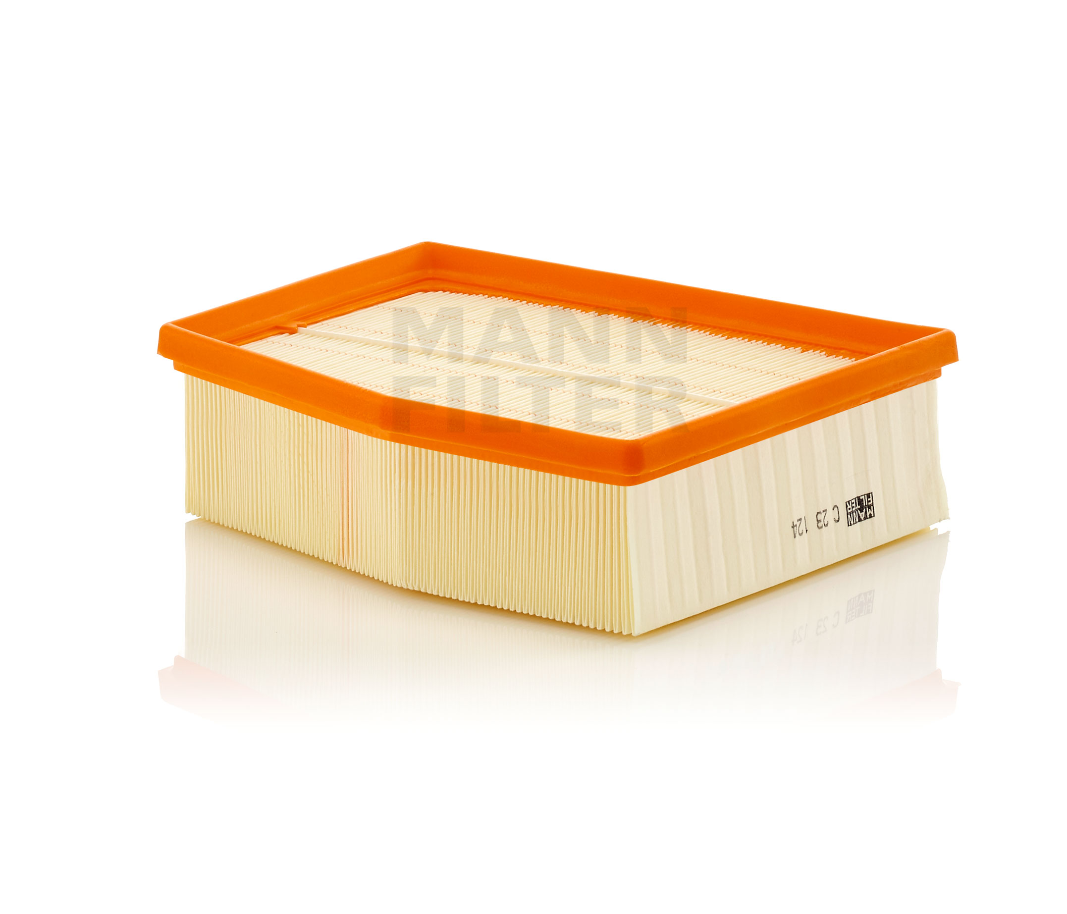 Side view of MANN-FILTER C 23 124 Air filter Filter Insert
