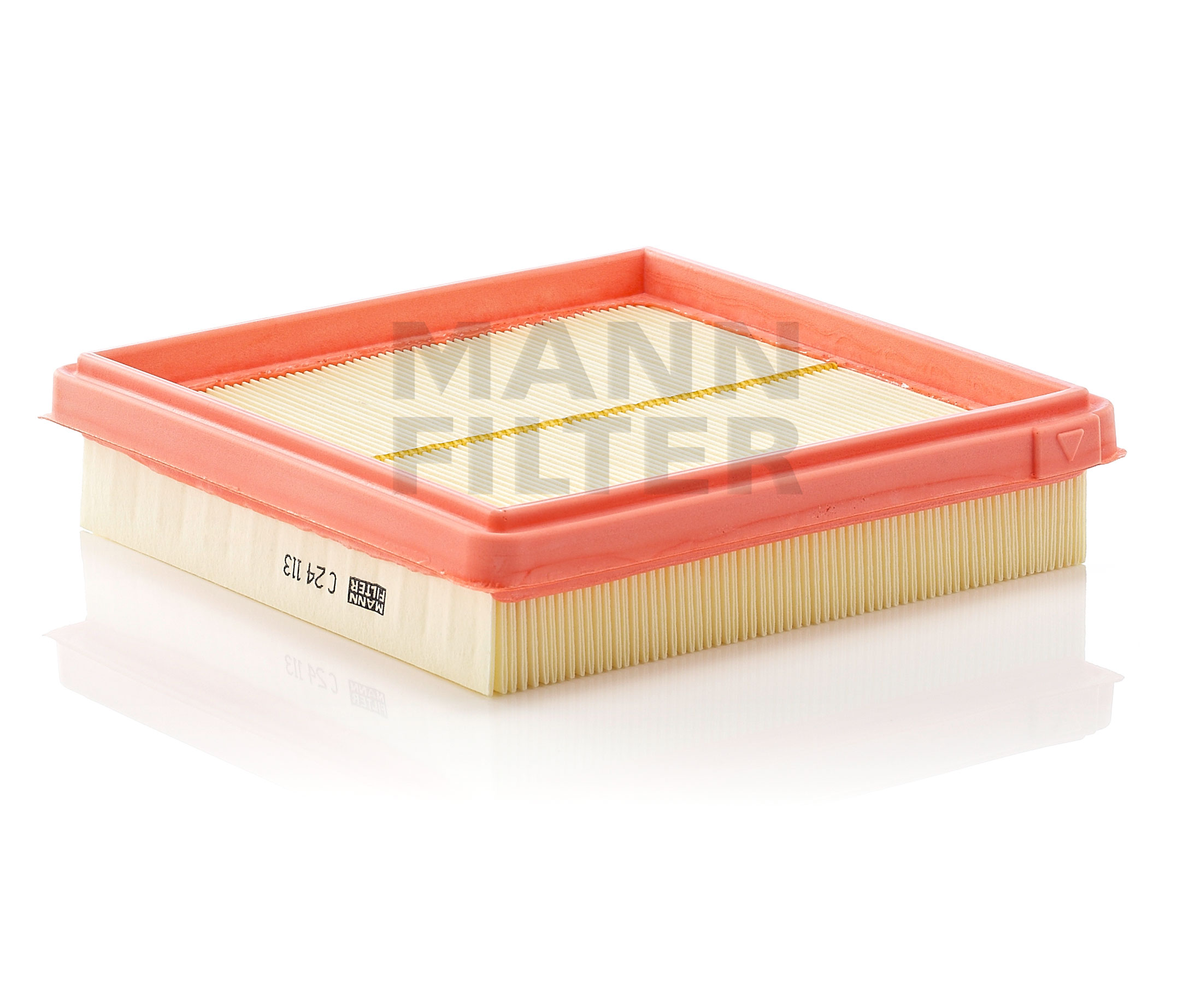 Side view of MANN-FILTER C 24 113 Air filter Filter Insert