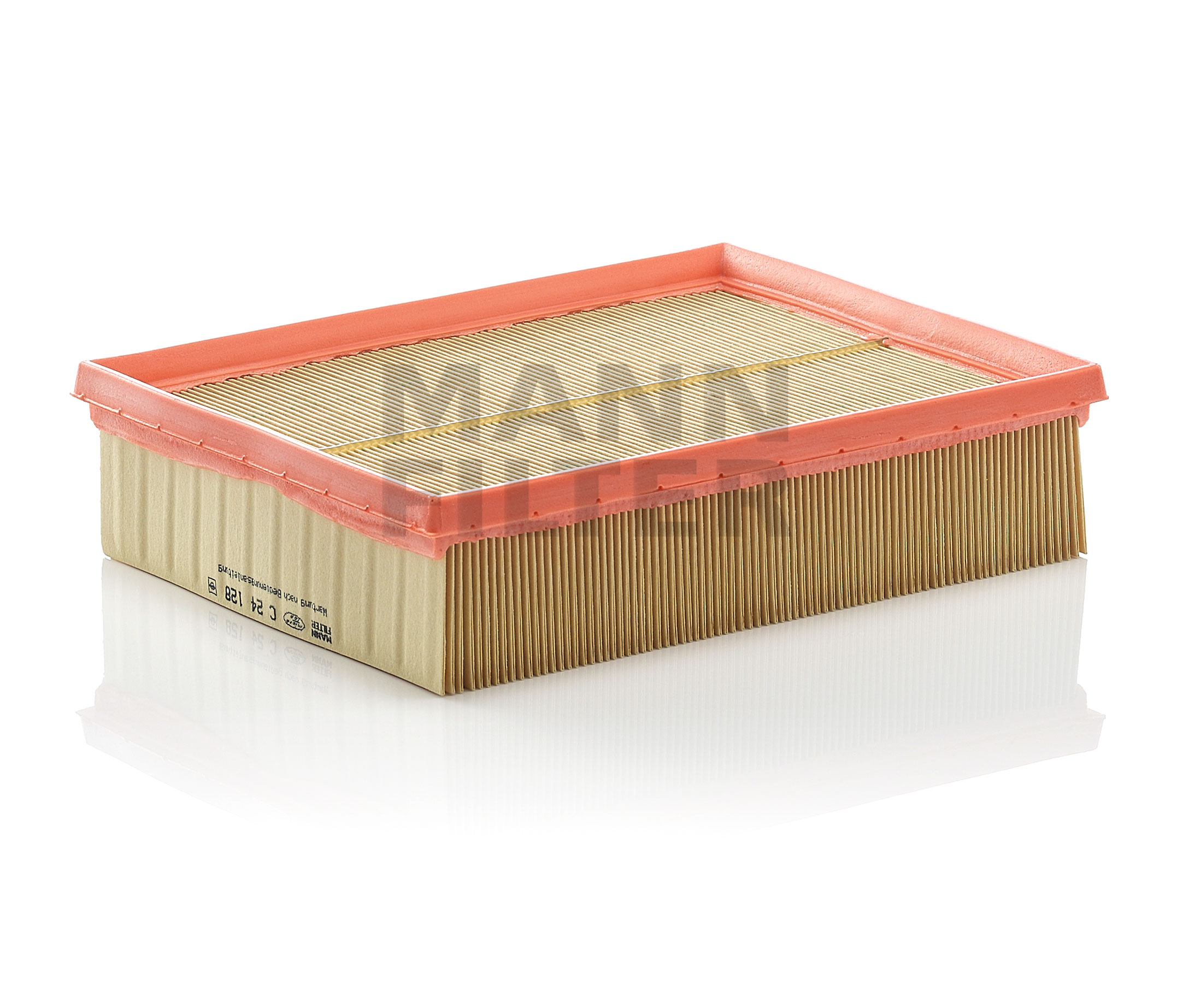 Side view of MANN-FILTER C 24 128 Air filter Filter Insert