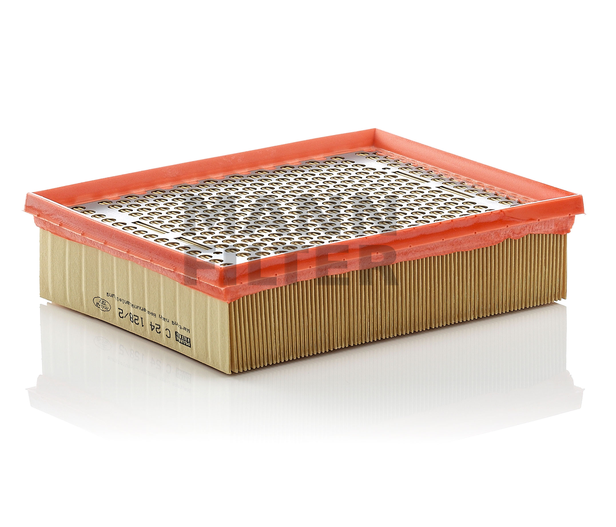 Side view of MANN-FILTER C 24 128/2 Air filter Filter Insert