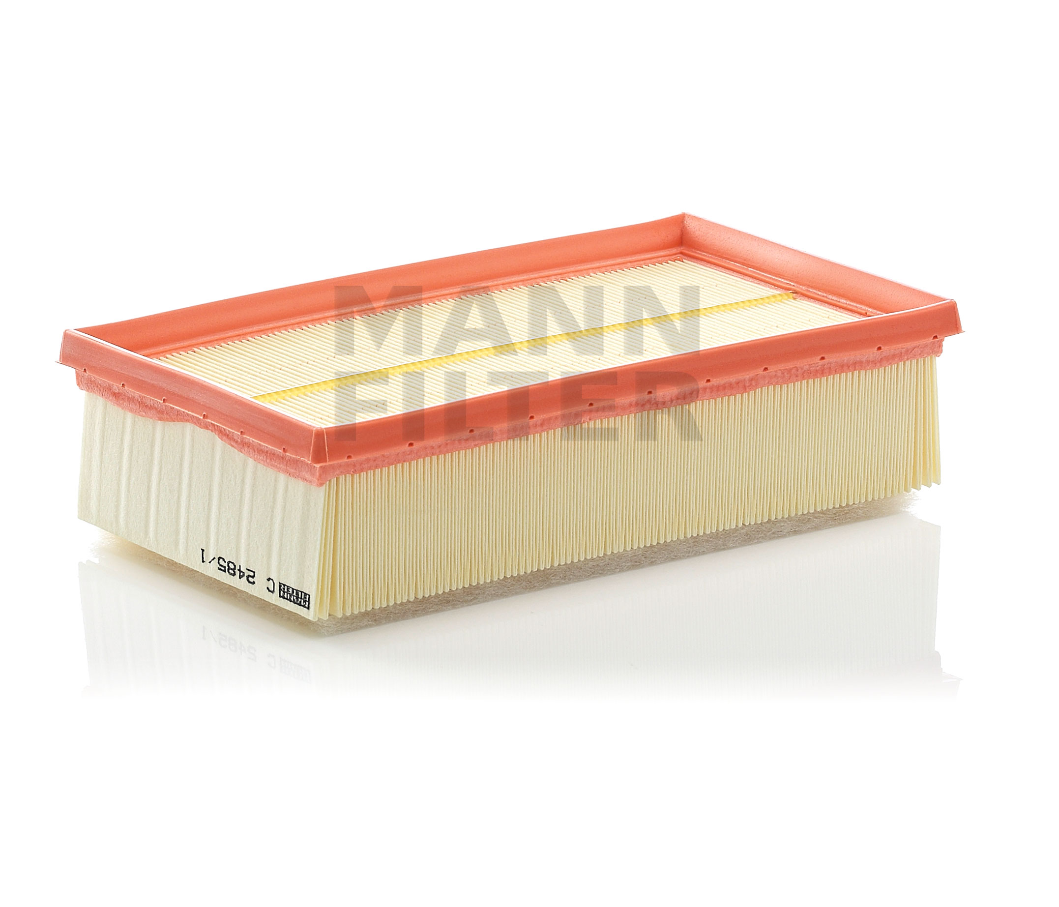 Side view of MANN-FILTER C 2485/1 Air filter Filter Insert