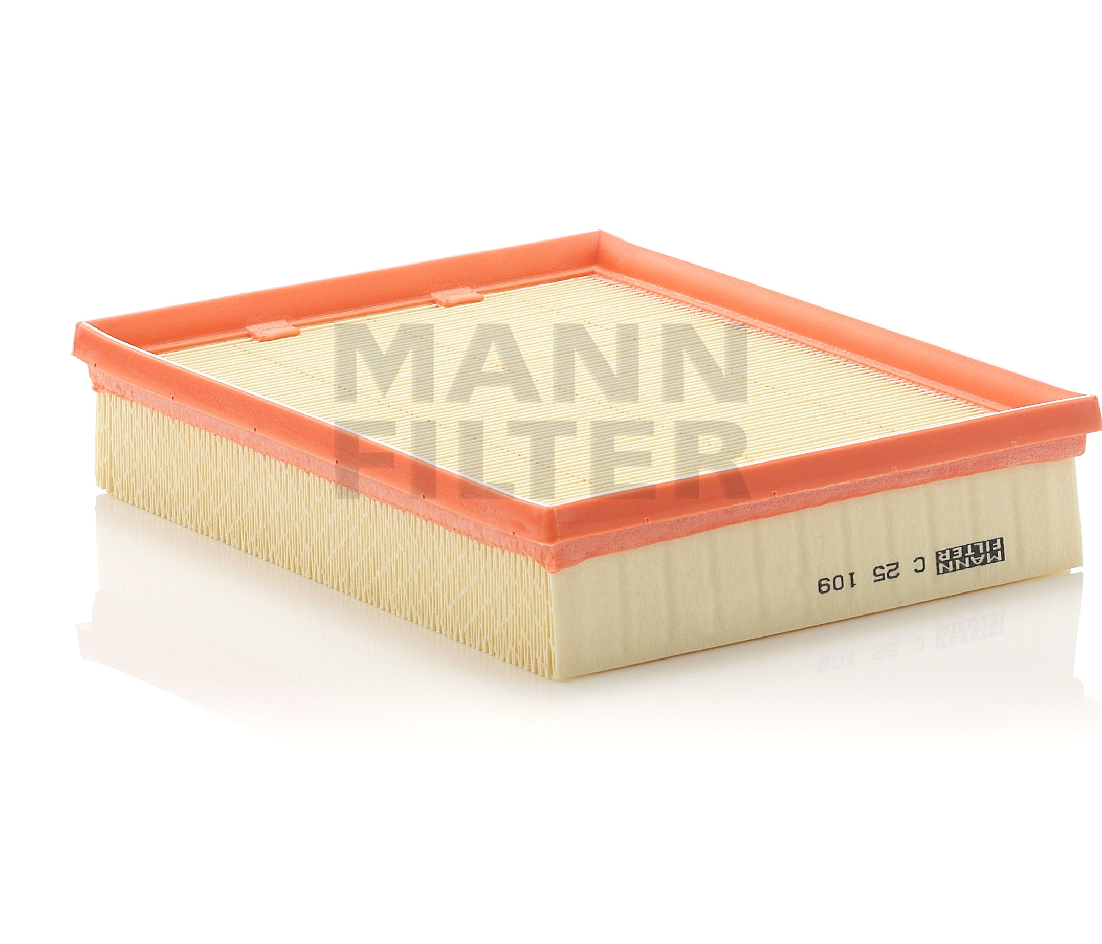 Side view of MANN-FILTER C 25 109 Air filter Filter Insert