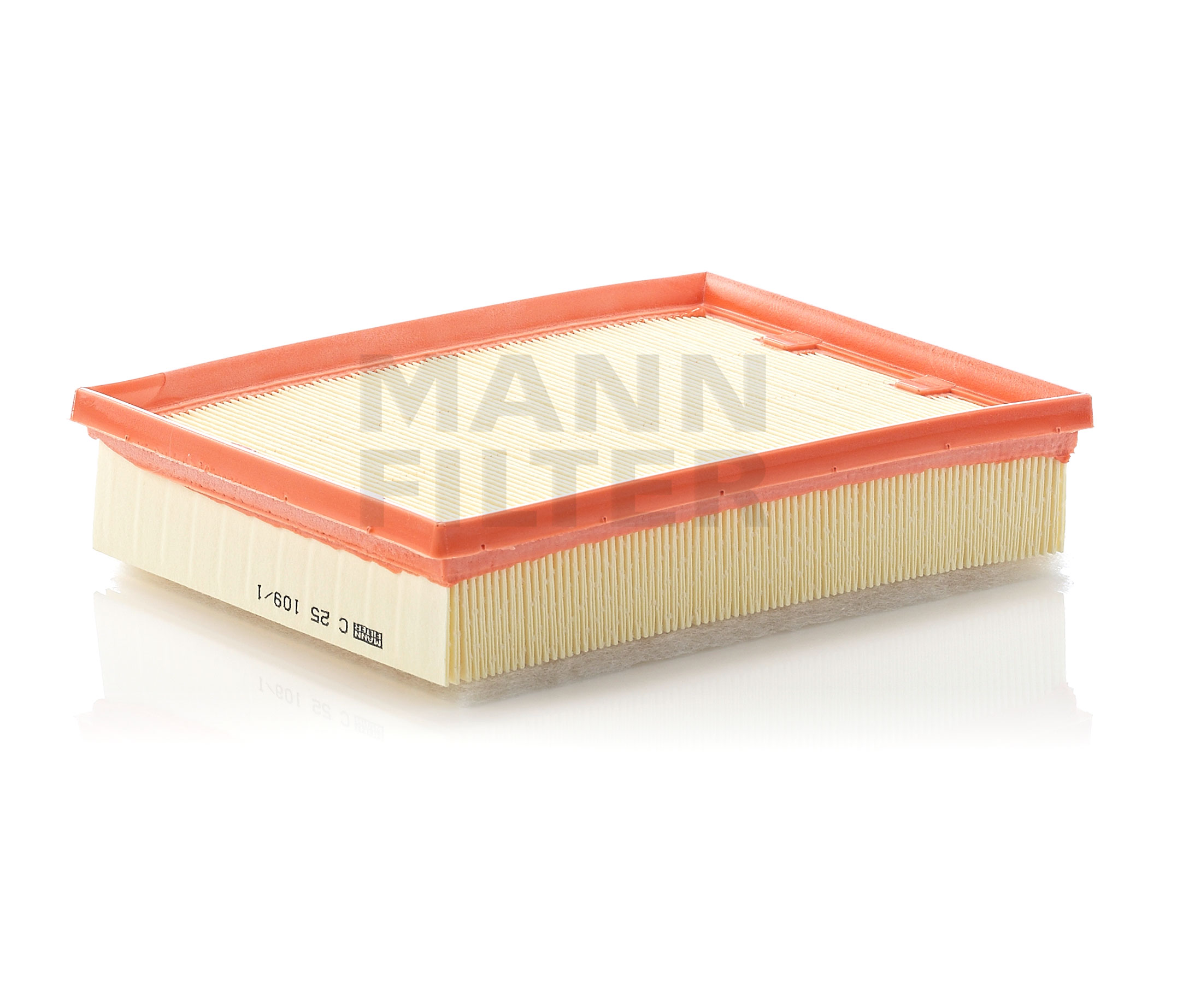 Side view of MANN-FILTER C 25 109/1 Air filter Filter Insert