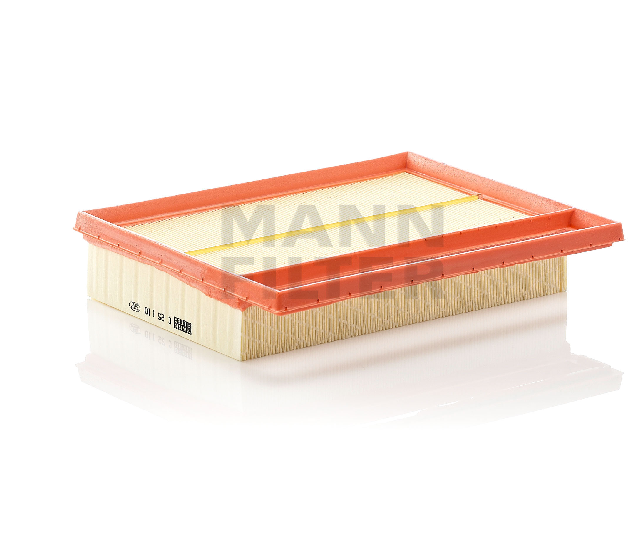 Side view of MANN-FILTER C 25 110-2 Air filter Filter Insert