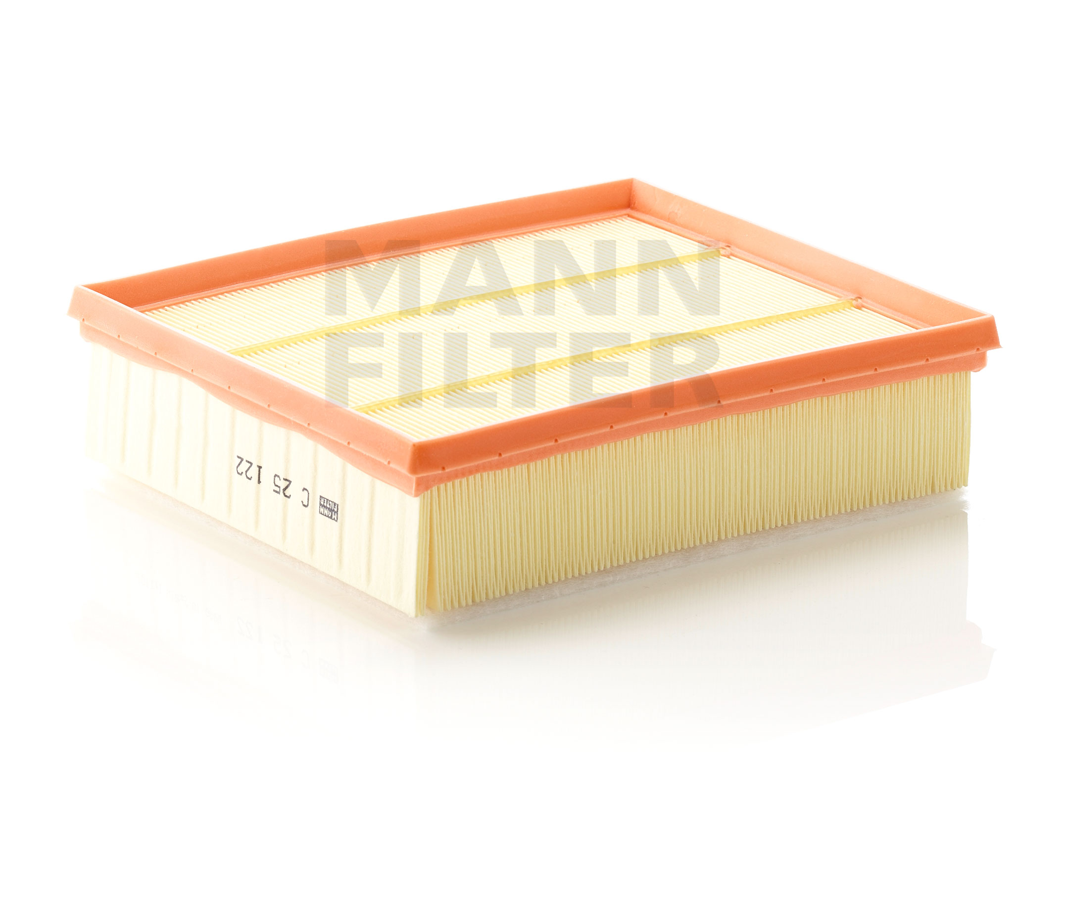 Side view of MANN-FILTER C 25 122 Air filter Filter Insert
