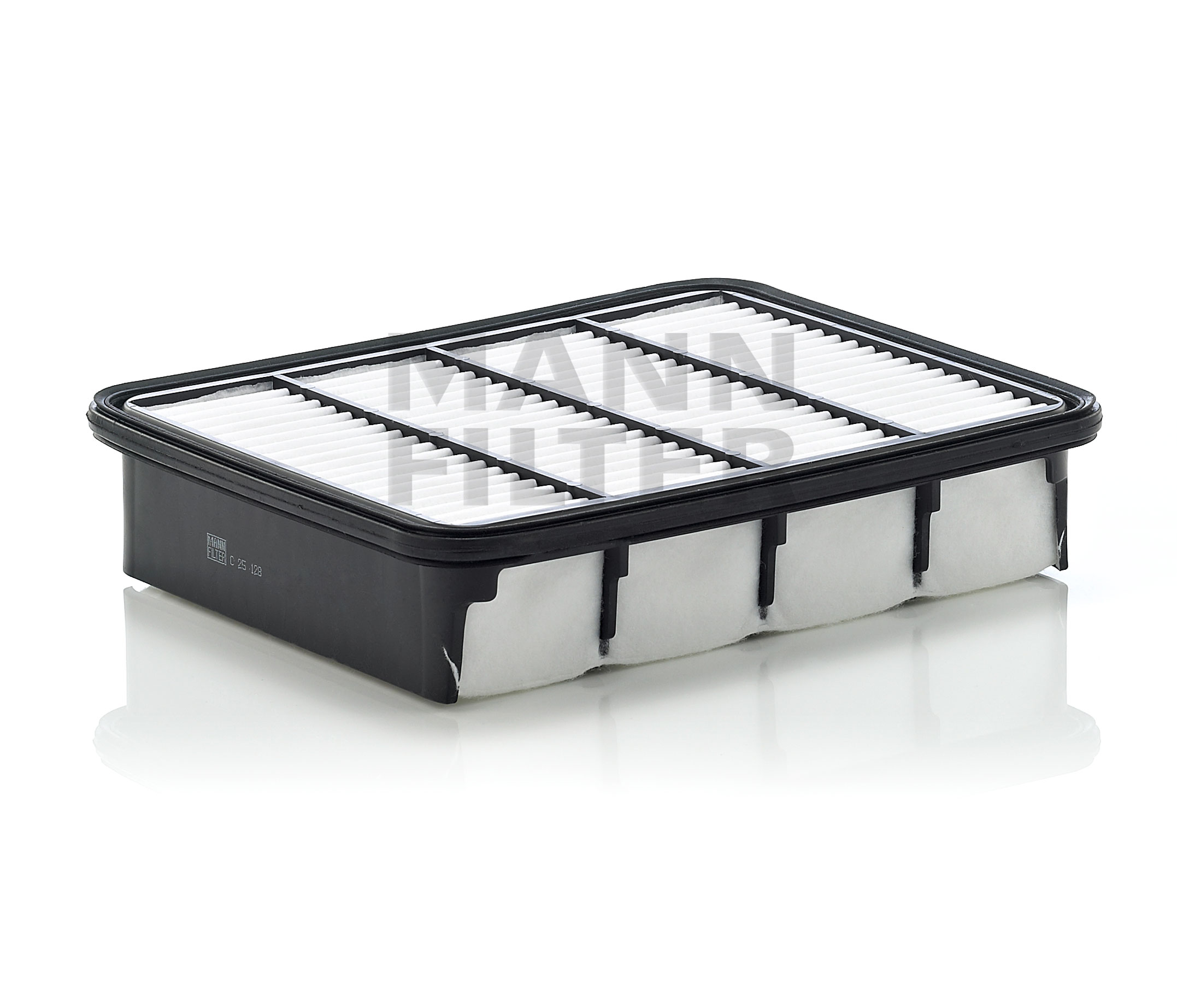 Side view of MANN-FILTER C 25 128 Air filter Filter Insert