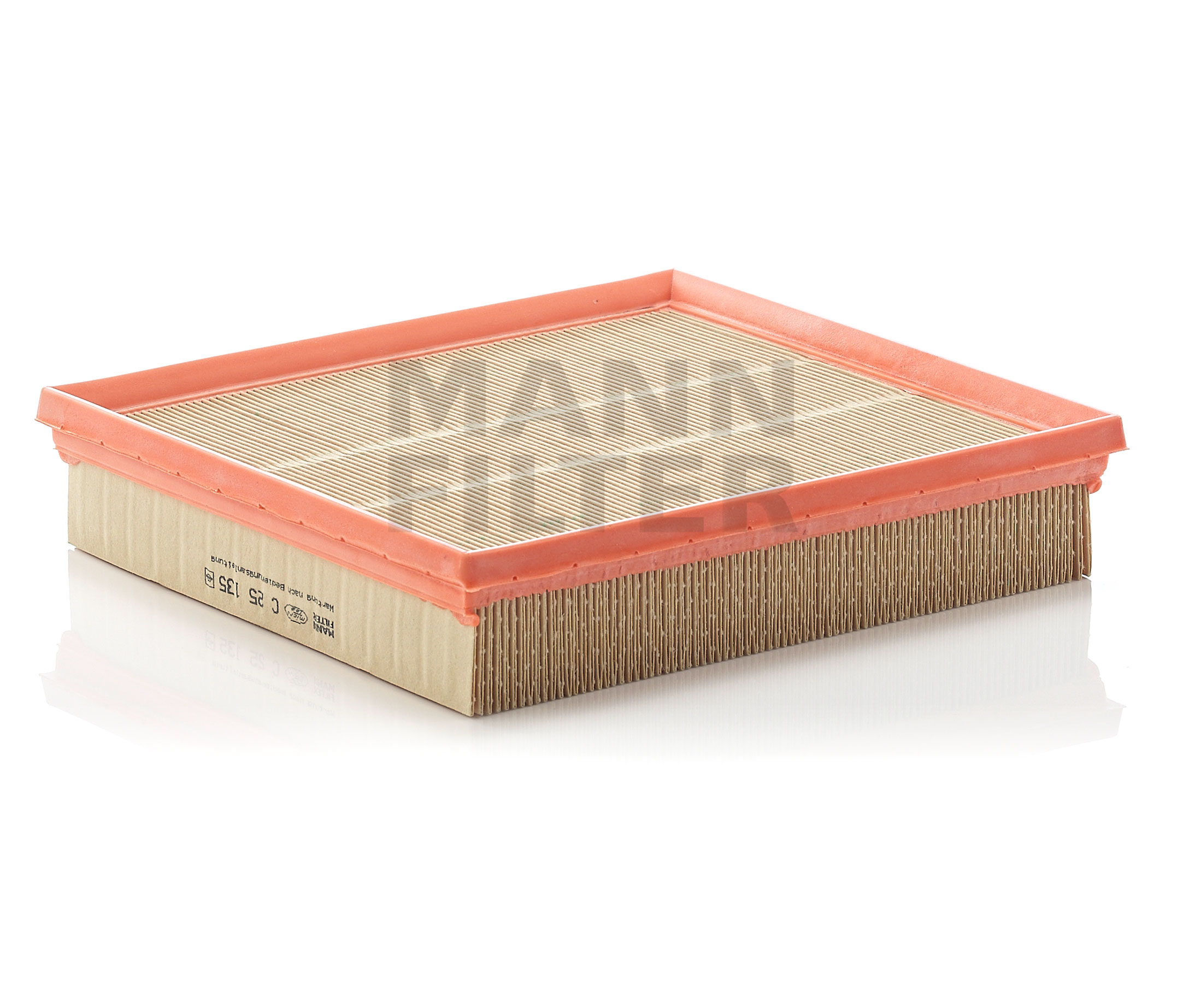 Side view of MANN-FILTER C 25 135 Air filter Filter Insert