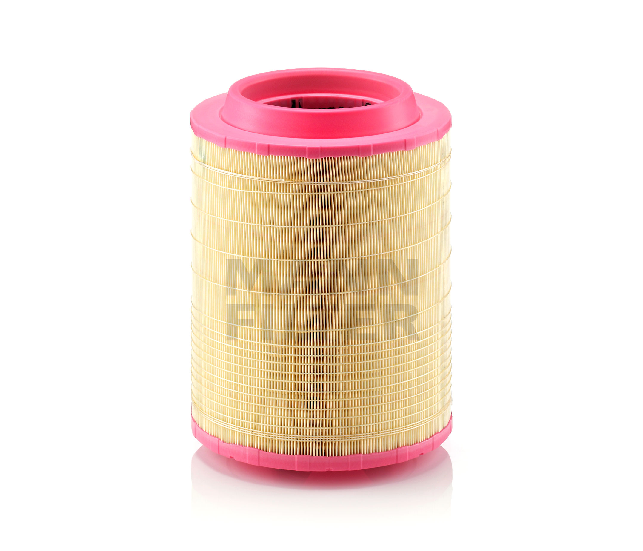 Side view of MANN-FILTER C 25 660/2 Air filter flame-retardant filter medium
