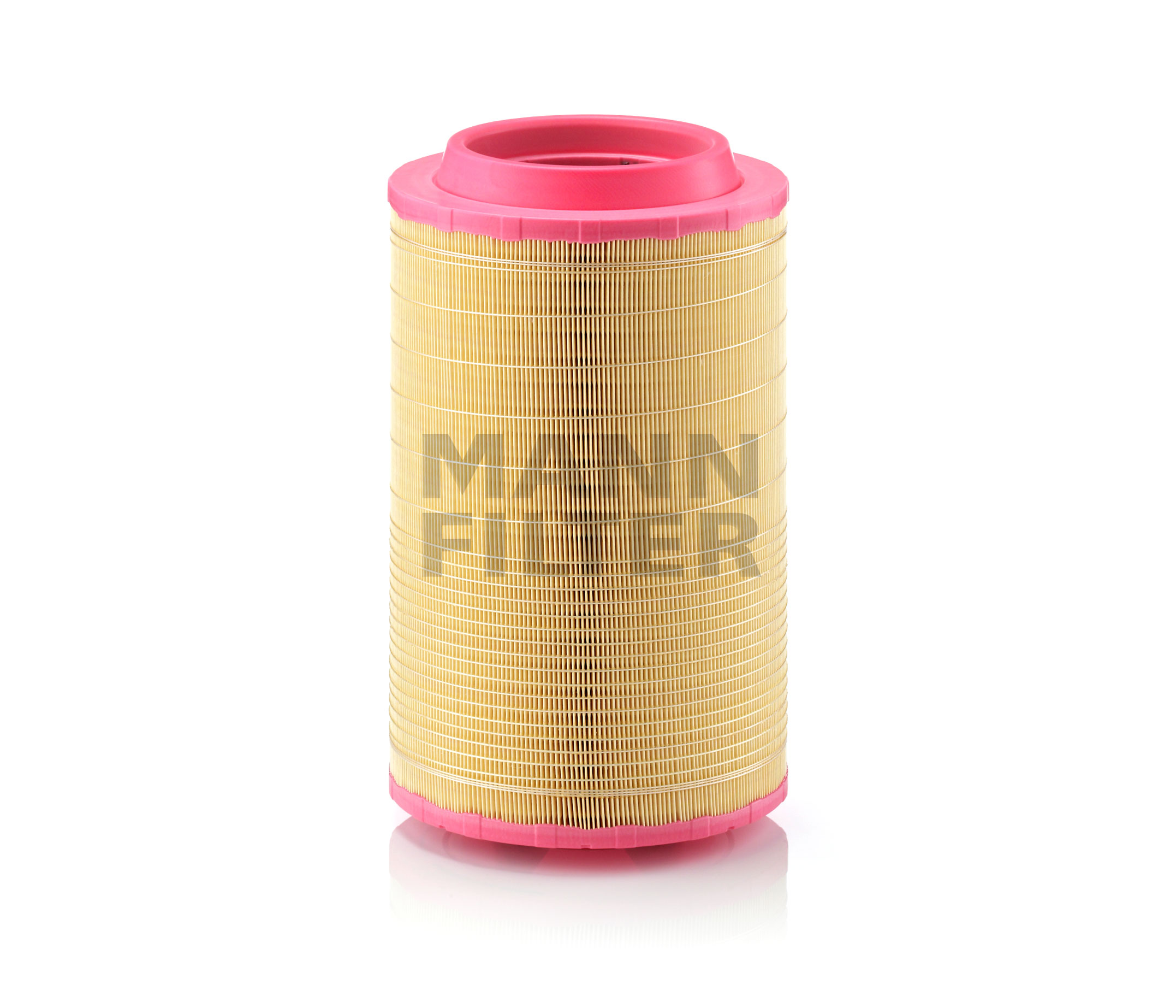 Side view of MANN-FILTER C 25 860/6 Air filter flame-retardant filter medium