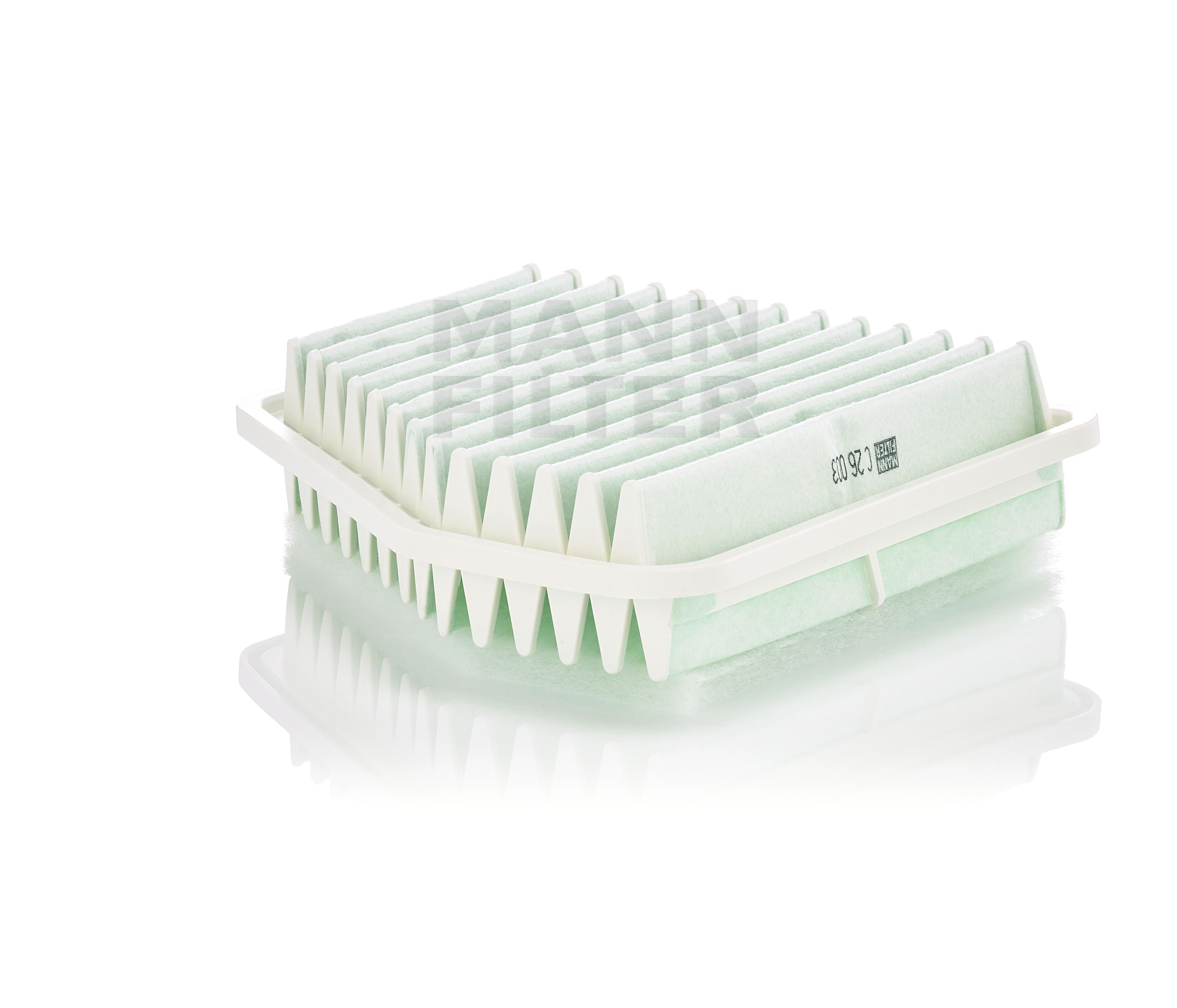Side view of MANN-FILTER C 26 003 Air filter Filter Insert