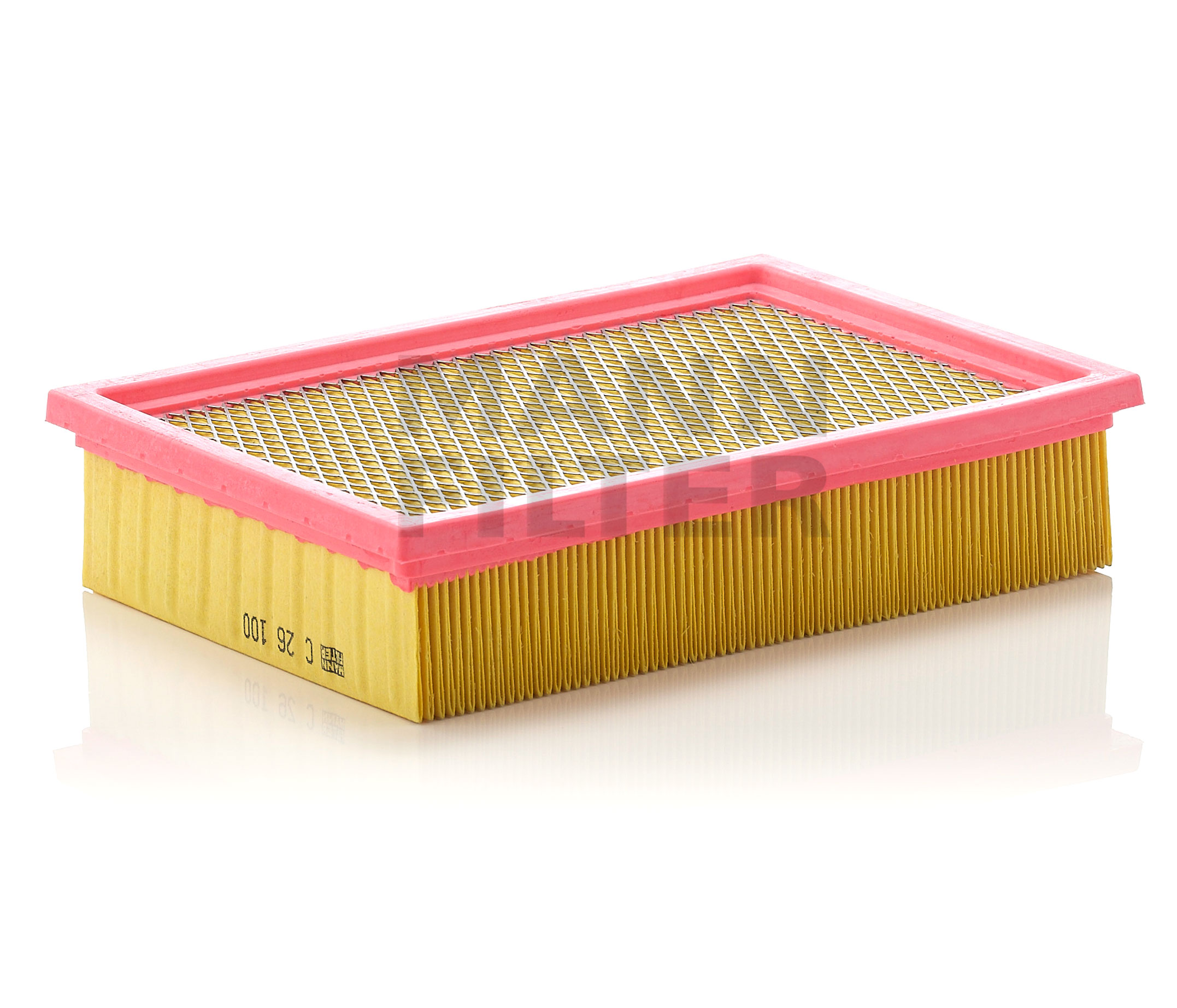 Side view of MANN-FILTER C 26 100 Air filter Filter Insert
