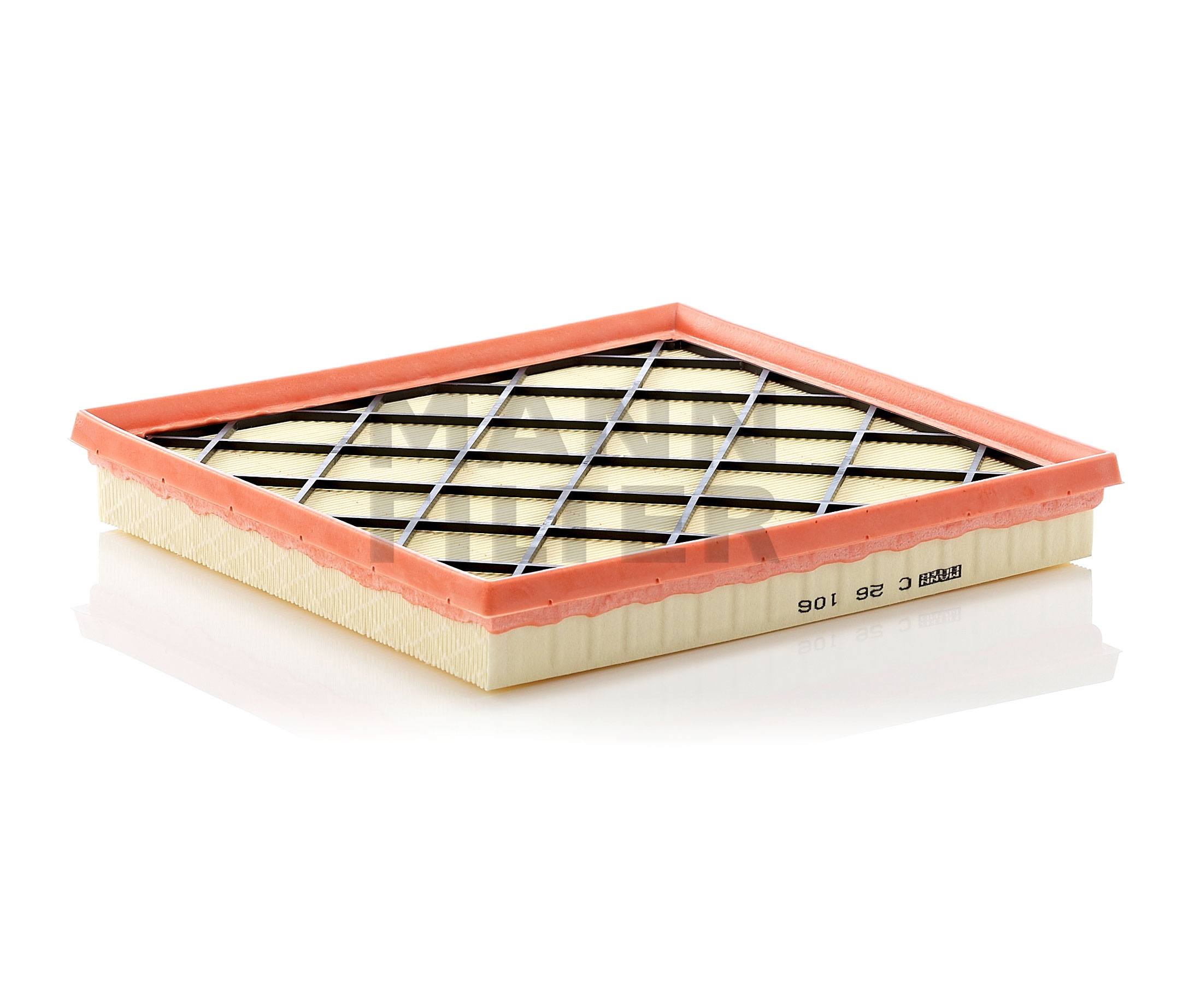 Side view of MANN-FILTER C 26 106 Air filter Filter Insert