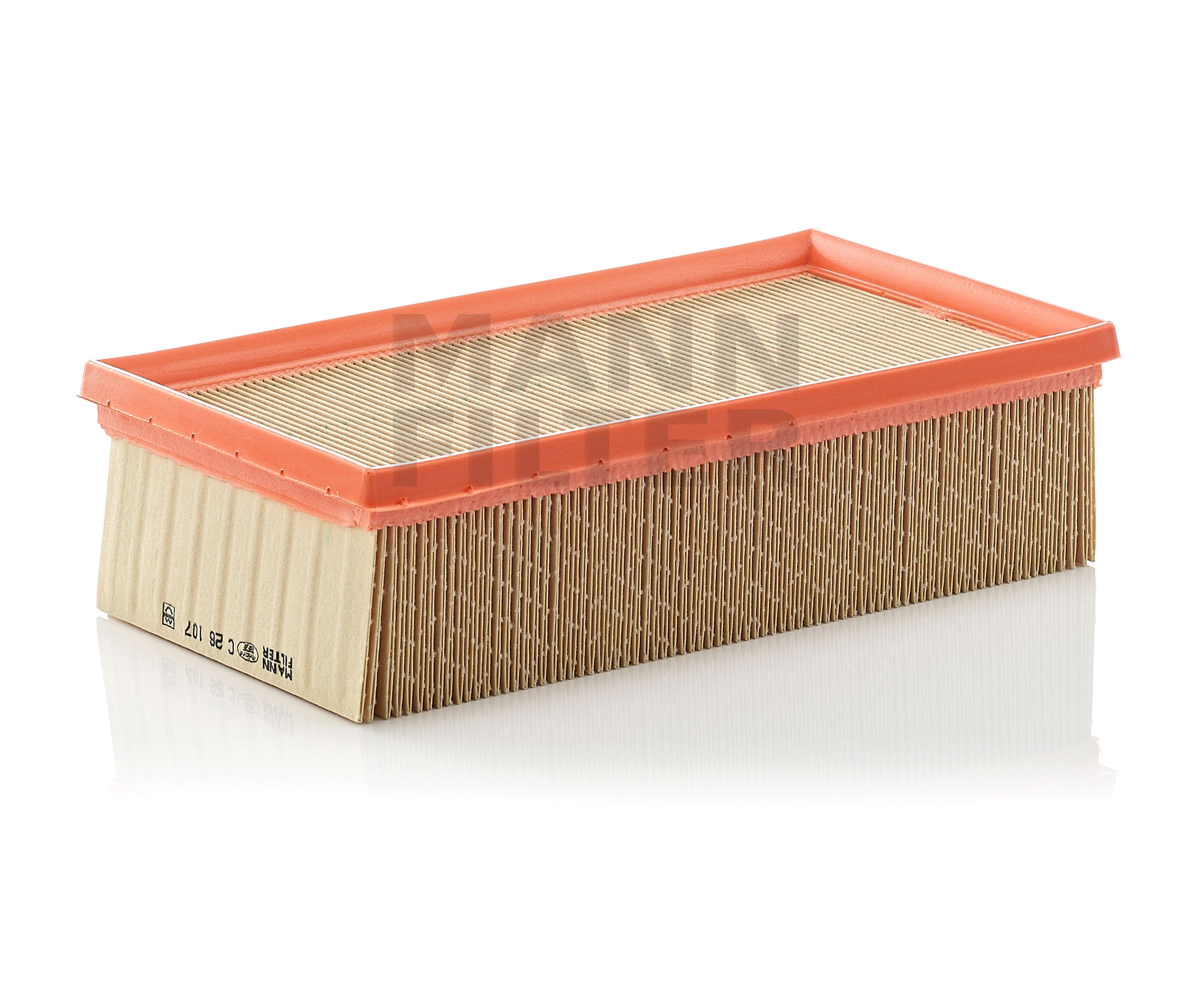 Side view of MANN-FILTER C 26 107 Air filter Filter Insert