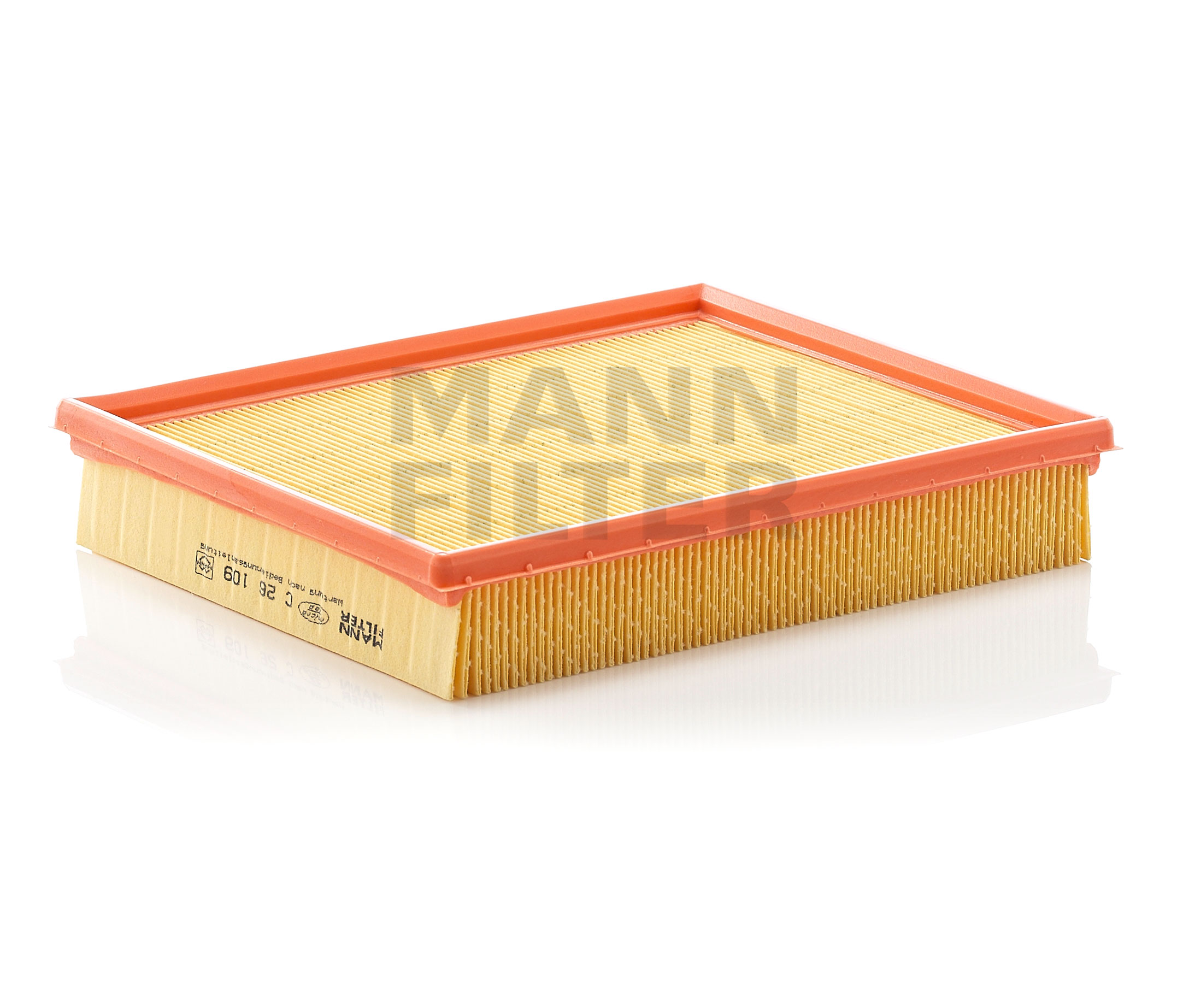 Side view of MANN-FILTER C 26 109 Air filter Filter Insert