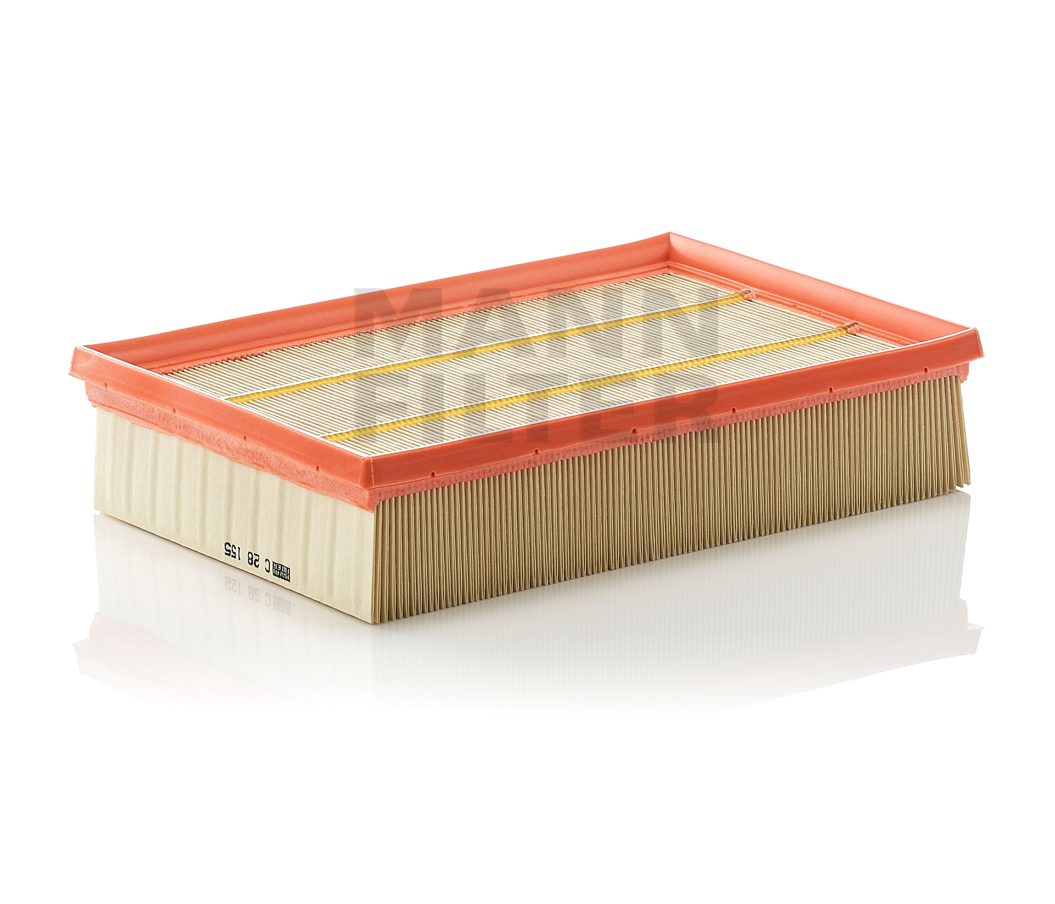 Side view of MANN-FILTER C 28 155 Air filter Filter Insert