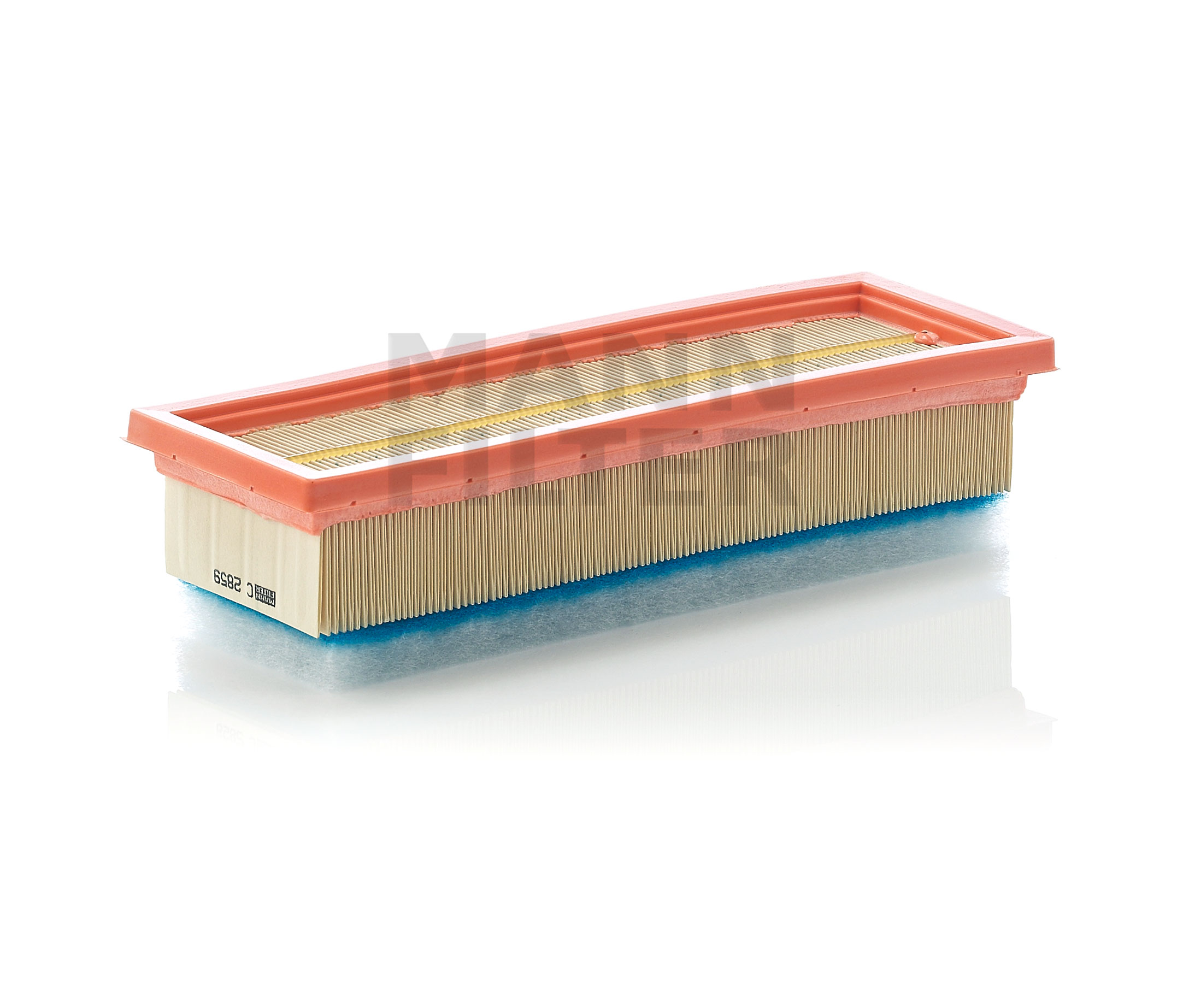 Side view of MANN-FILTER C 2859 Air filter Filter Insert