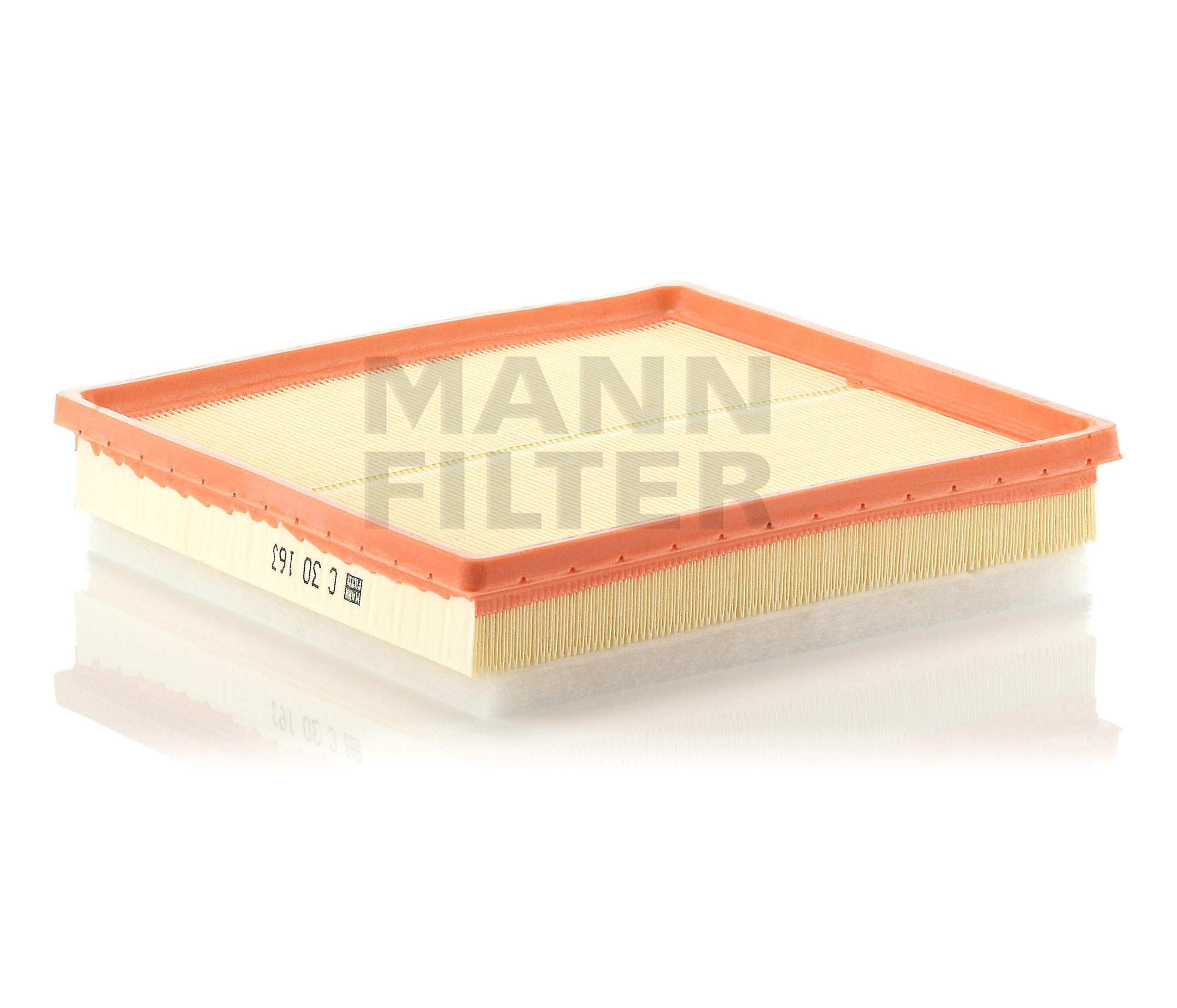 Side view of MANN-FILTER C 30 163 Air filter Filter Insert