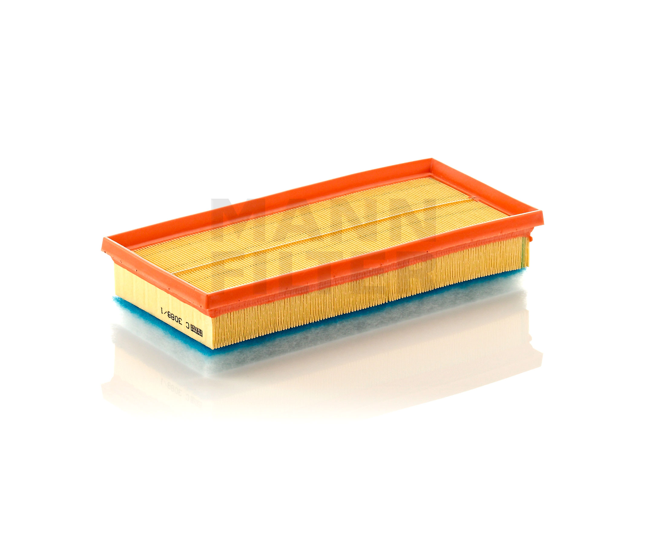Side view of MANN-FILTER C 3088/1 Air filter Filter Insert