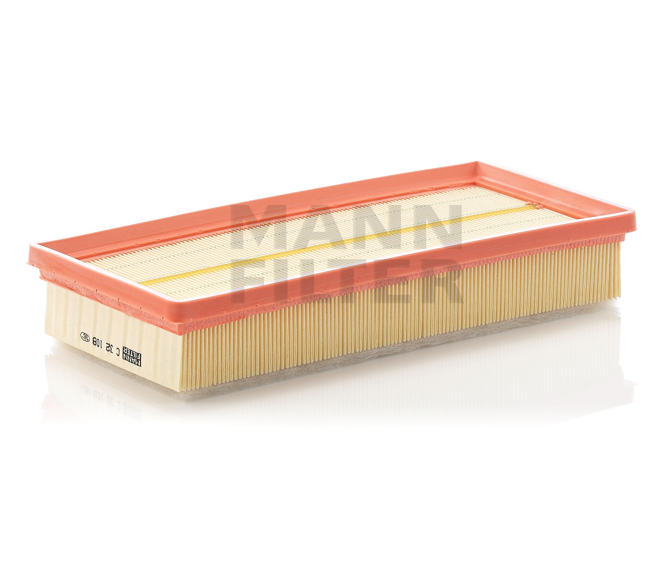 Side view of MANN-FILTER C 32 108 Air filter Filter Insert